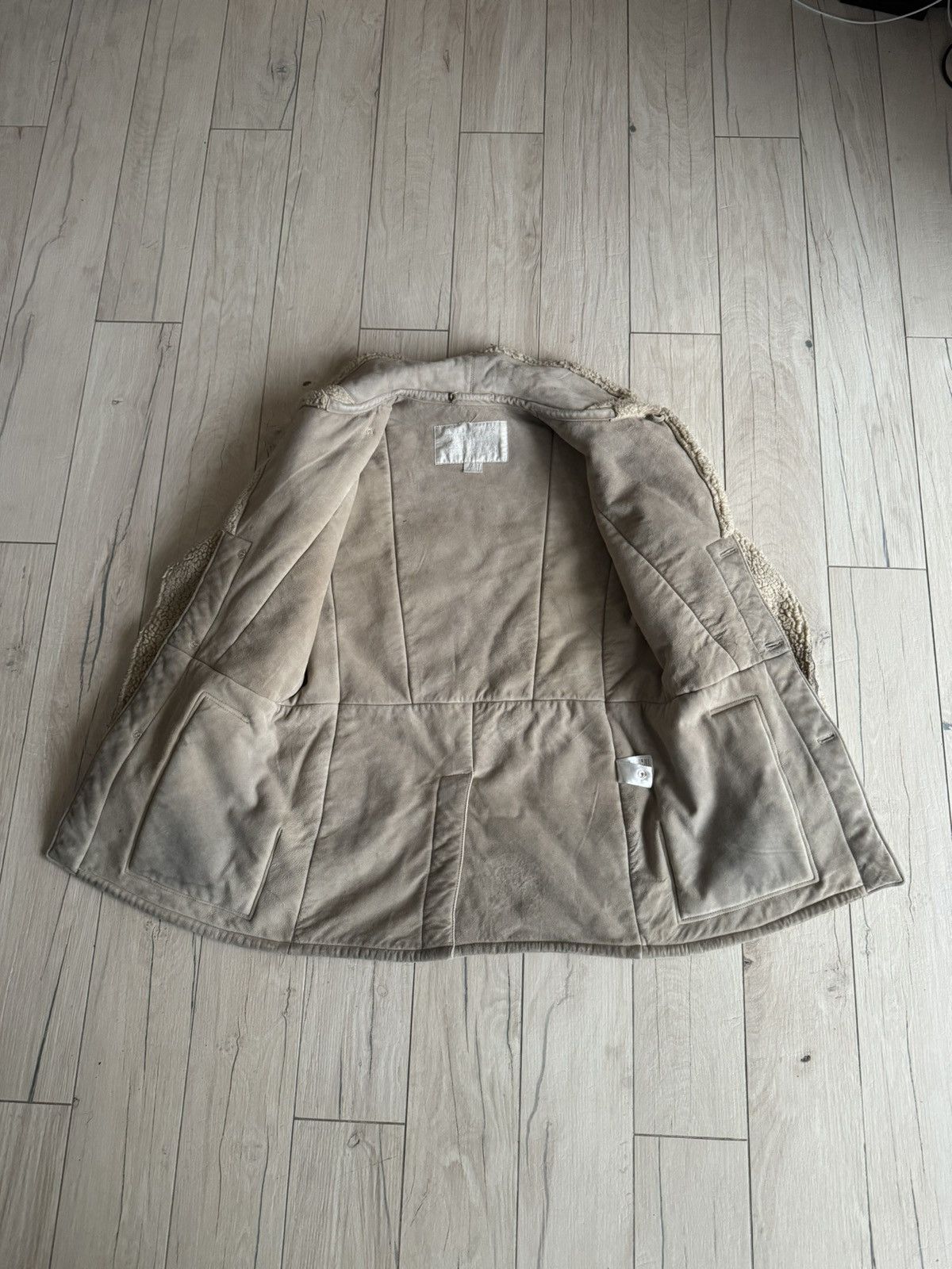 Maison Margiela Maison Margiela X H&M Ship Suit Pattern Cream Coat. Size US M / EU 48-50 / 2 - 11 Thumbnail