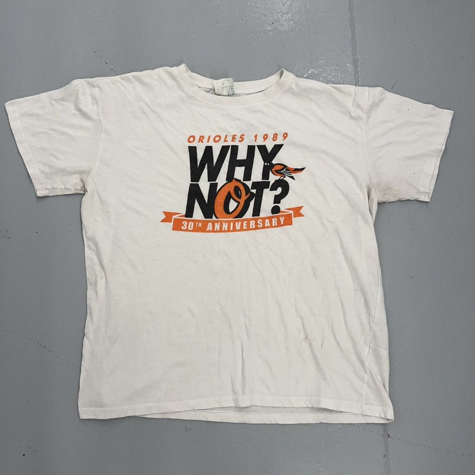 Other Vintage 1989 Baltimore Orioles White Baseball MLB T-Shirt Size US L / EU 52-54 / 3 - 1 Thumbnail