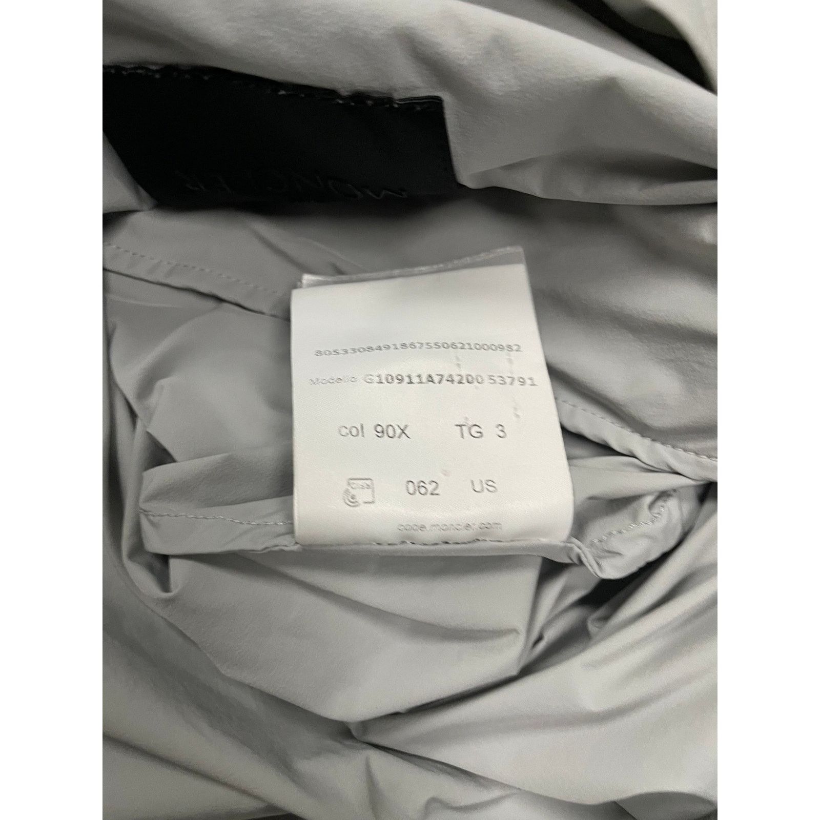 Moncler Moncler Wind Breaker Grey Used 3 (Medium) Size M / US 6-8 / IT 42-44 - 9 Thumbnail