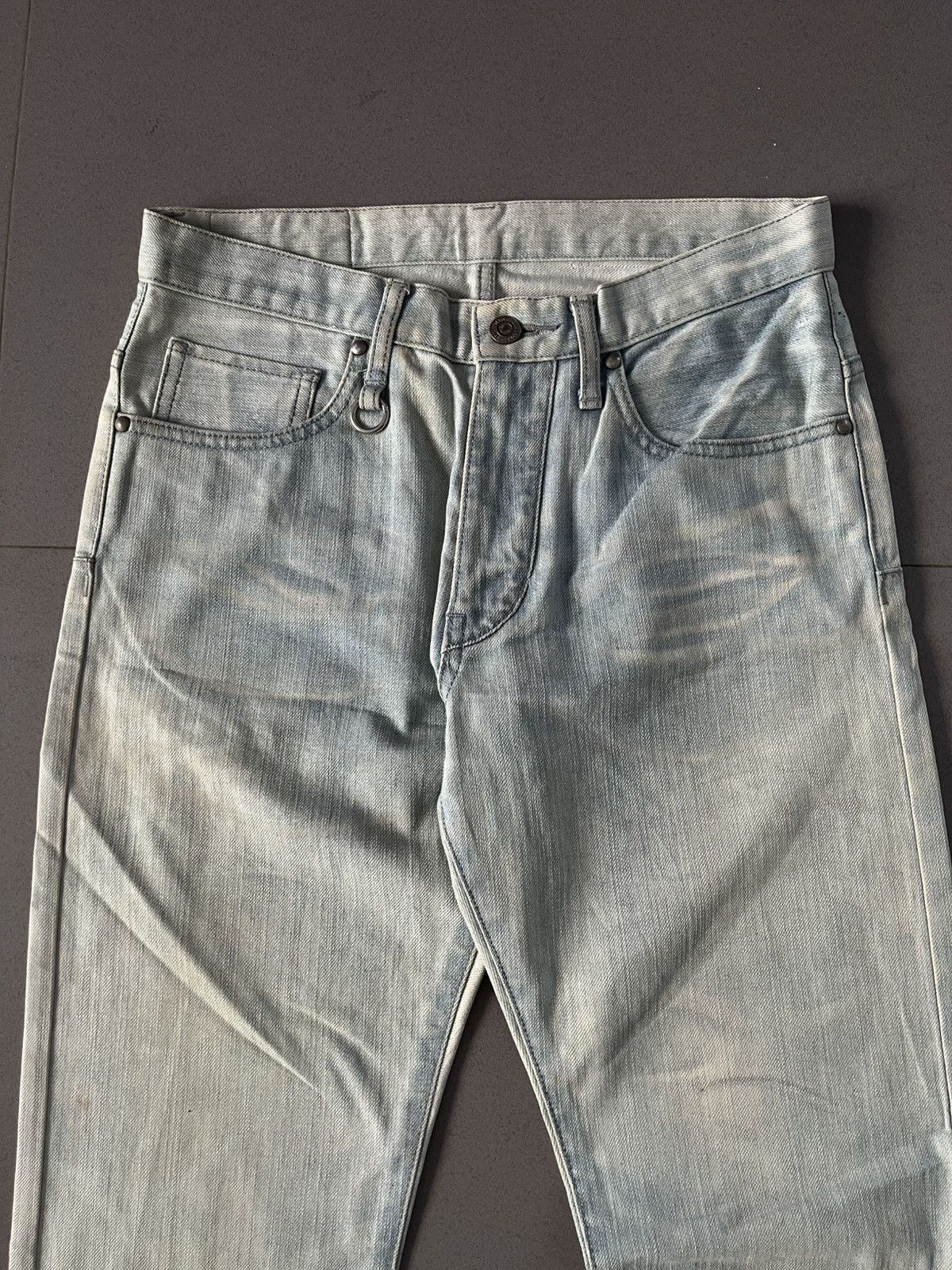 Tornado Mart TORNADO MART JAPANESE DENIM JEANS BASIC BLUE FADE PANTS Size US 30 / EU 46 - 3 Thumbnail