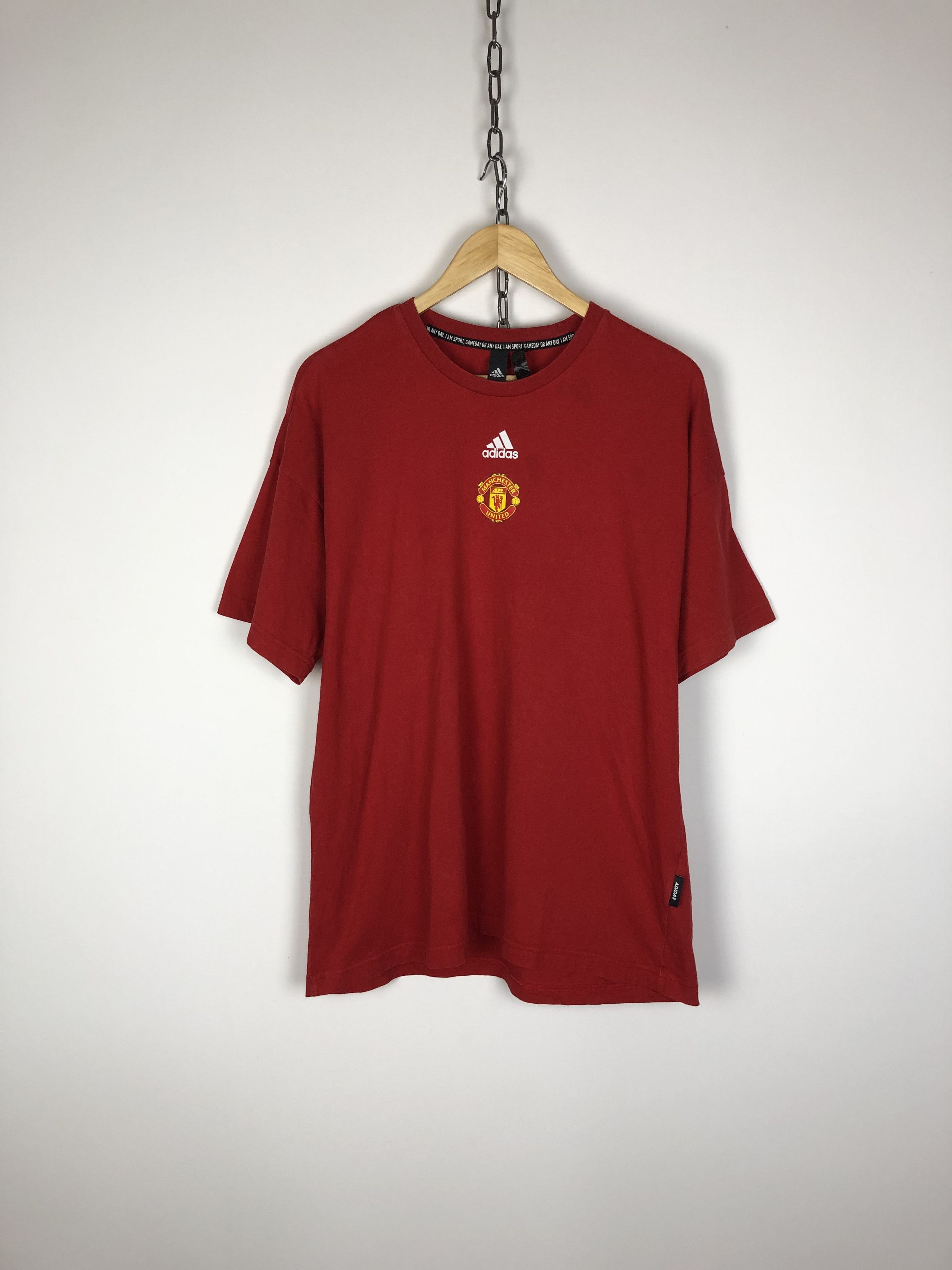Adidas Adidas x Manchester United T-Shirt Red size L Size US L / EU 52-54 / 3 - 2 Thumbnail