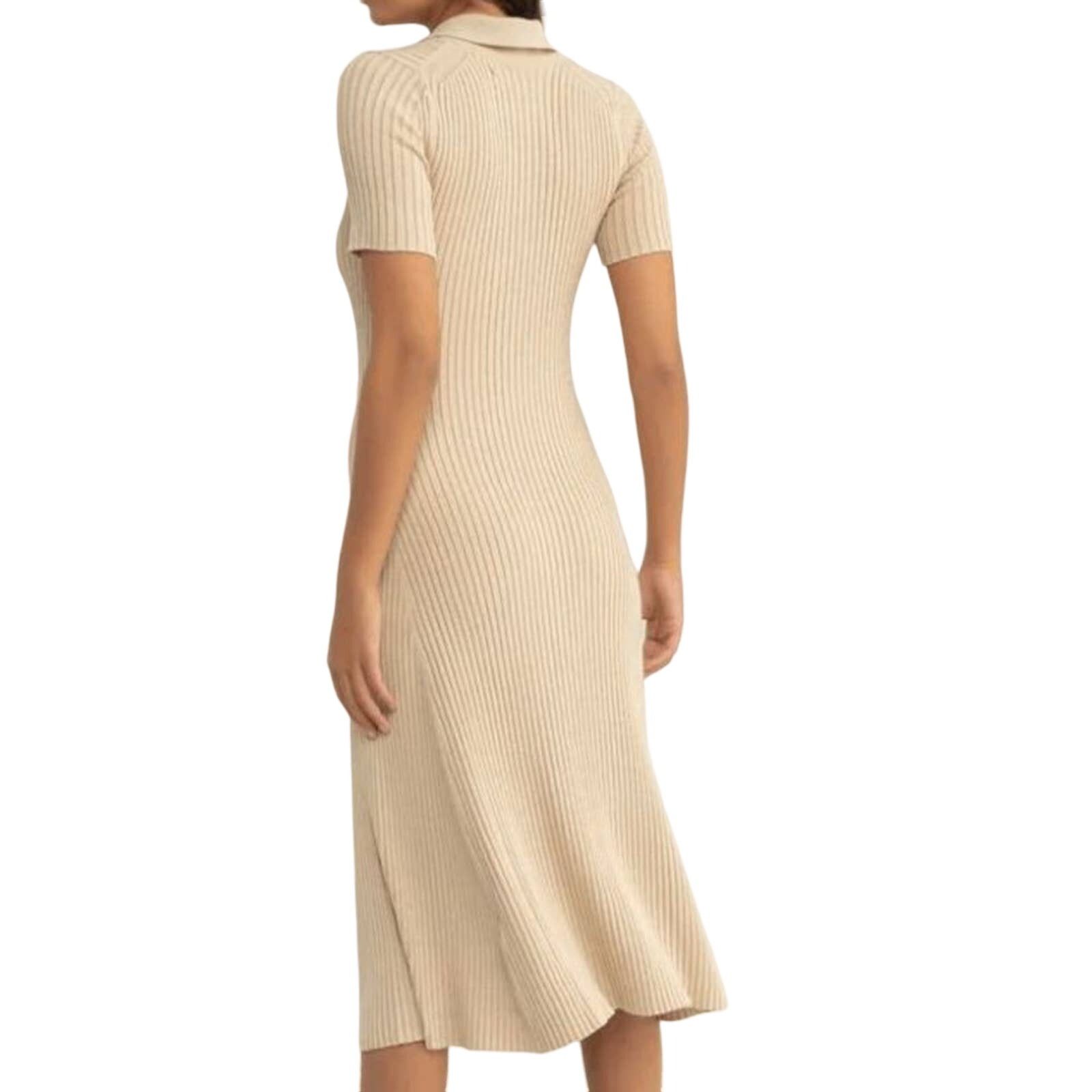 Samsoe Samsoe Samsøe Samsøe Lucy Polo Midi Dress 13997 Medium NWT Size M / US 6-8 / IT 42-44 - 3 Thumbnail