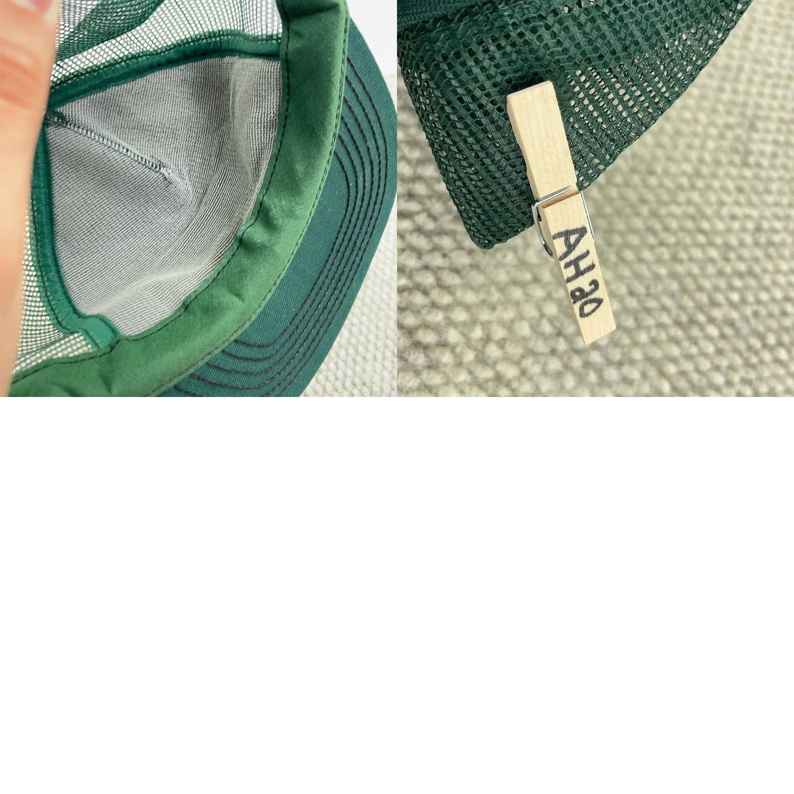 Roper VINTAGE Straub Beer Trucker Hat Cap Made In USA 80s 90s Snapback Rope Puffy Green Mens Adjustable Size ONE SIZE - 8 Thumbnail