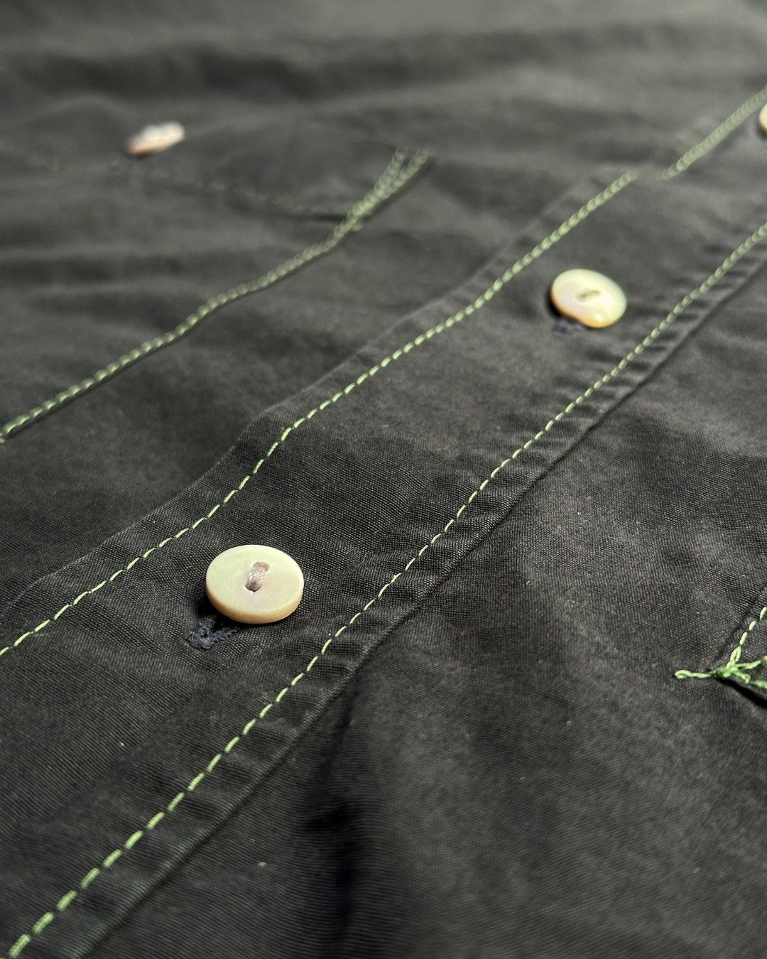 Boneville × Massimo Osti 1980s Contrast Stitch Bowling Work Shirt Size US M / EU 48-50 / 2 - 5 Thumbnail