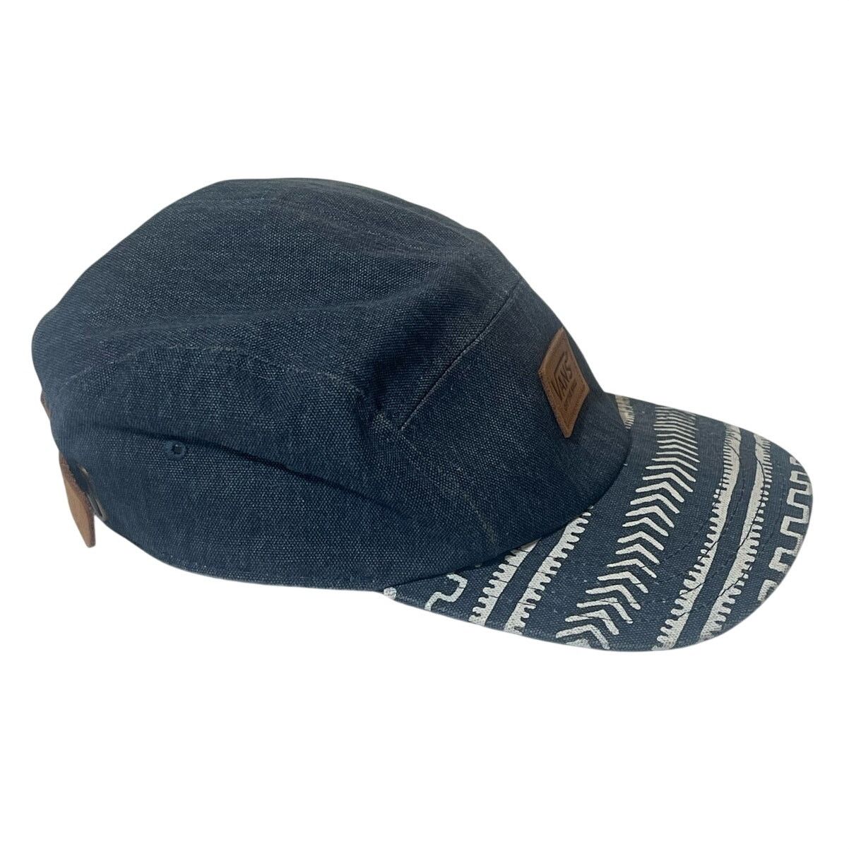 Vans Vans Off The Wall Tan Geometric Pattern Adjustable Cap USED Size ONE SIZE - 4 Thumbnail
