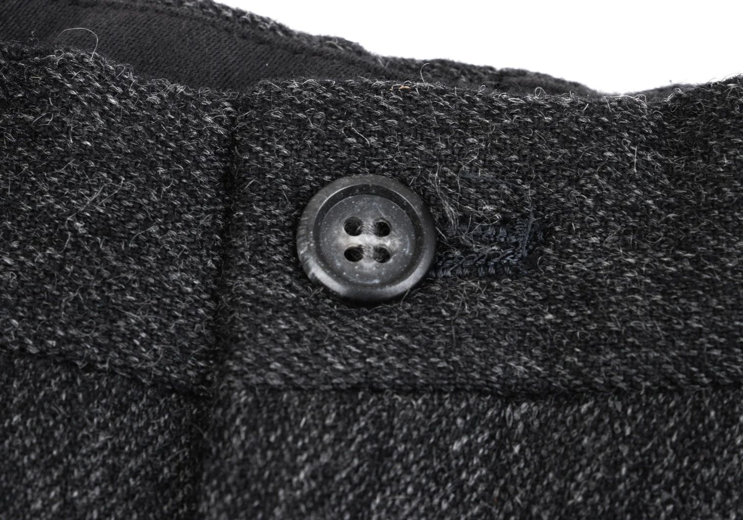 Issey Miyake Wool Tuck Pants in Gray, Size M Size US 34 / EU 50 - 4 Thumbnail