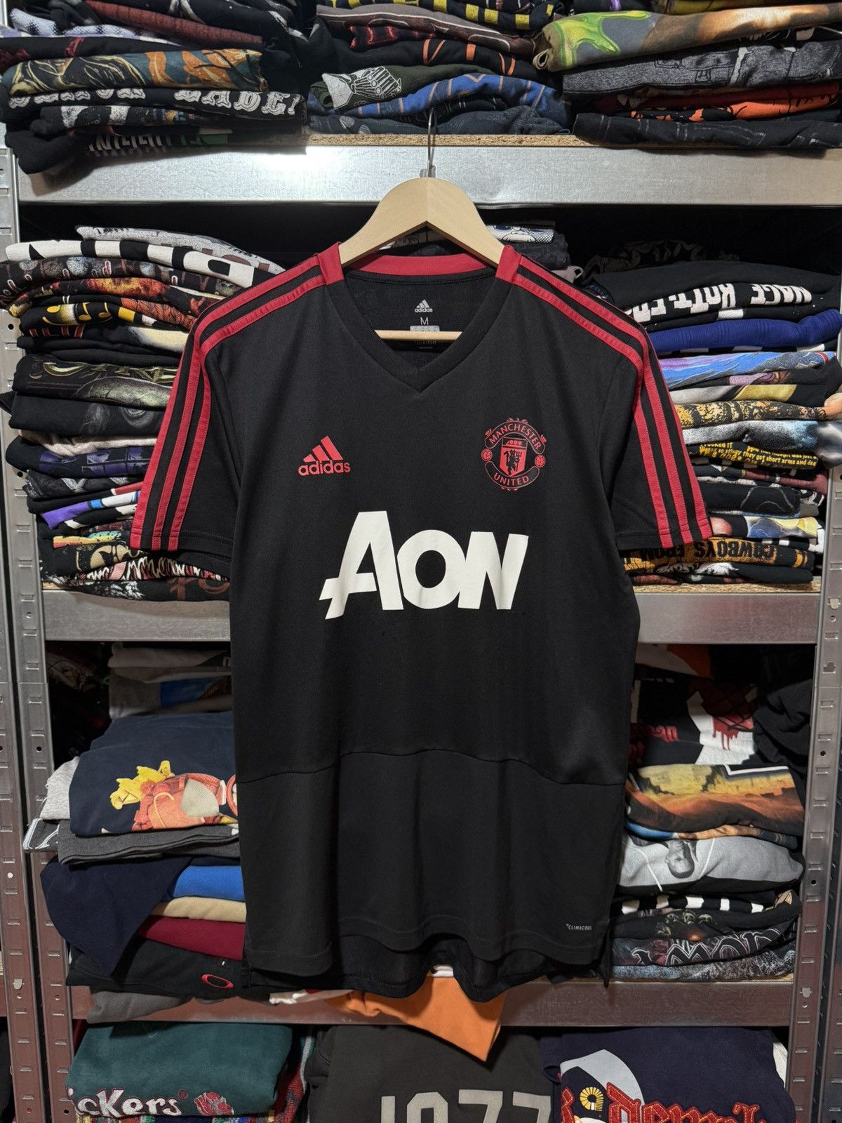 Adidas Adidas Manchester United 2018 2019 Training Soccer Jersey Size US M / EU 48-50 / 2 - 1 Thumbnail