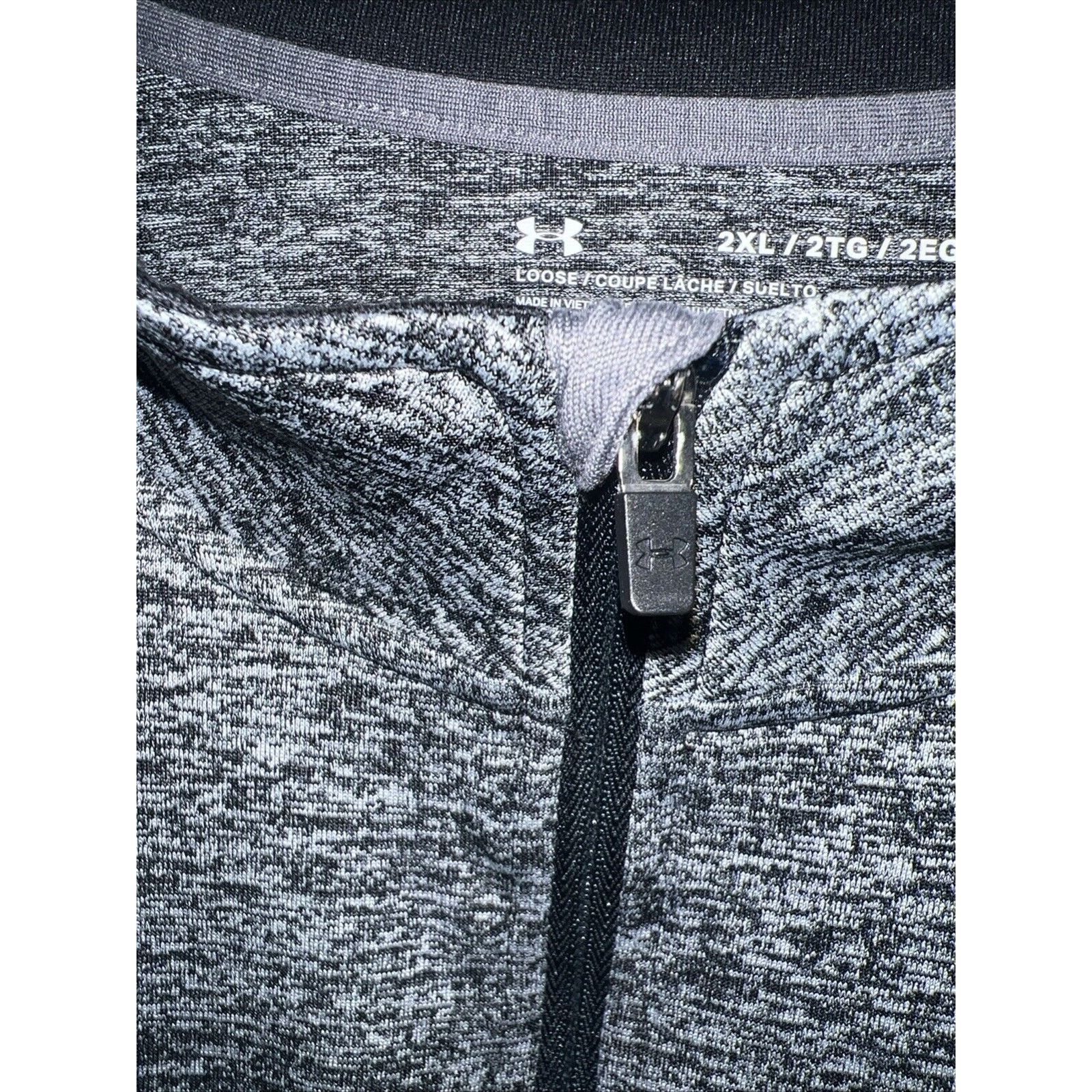 Under Armour Under Armour Gym Shirt Men's XXL Gray 1/4 Zip Pullover Tee Size US XXL / EU 58 / 5 - 8 Thumbnail