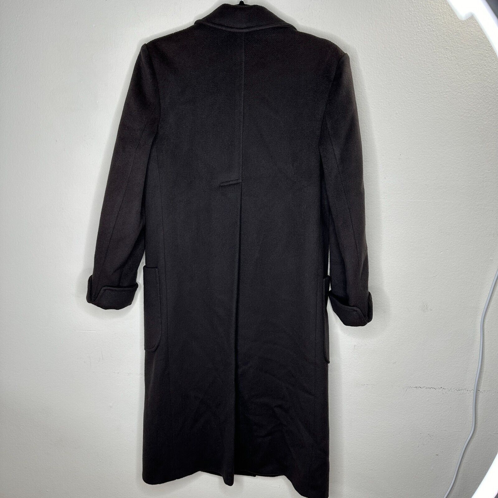 Other Cassidy Petite Brown 2-Button Wool Cuffed Back Pleat Coat 2 Size XS / US 0-2 / IT 36-38 - 5 Thumbnail
