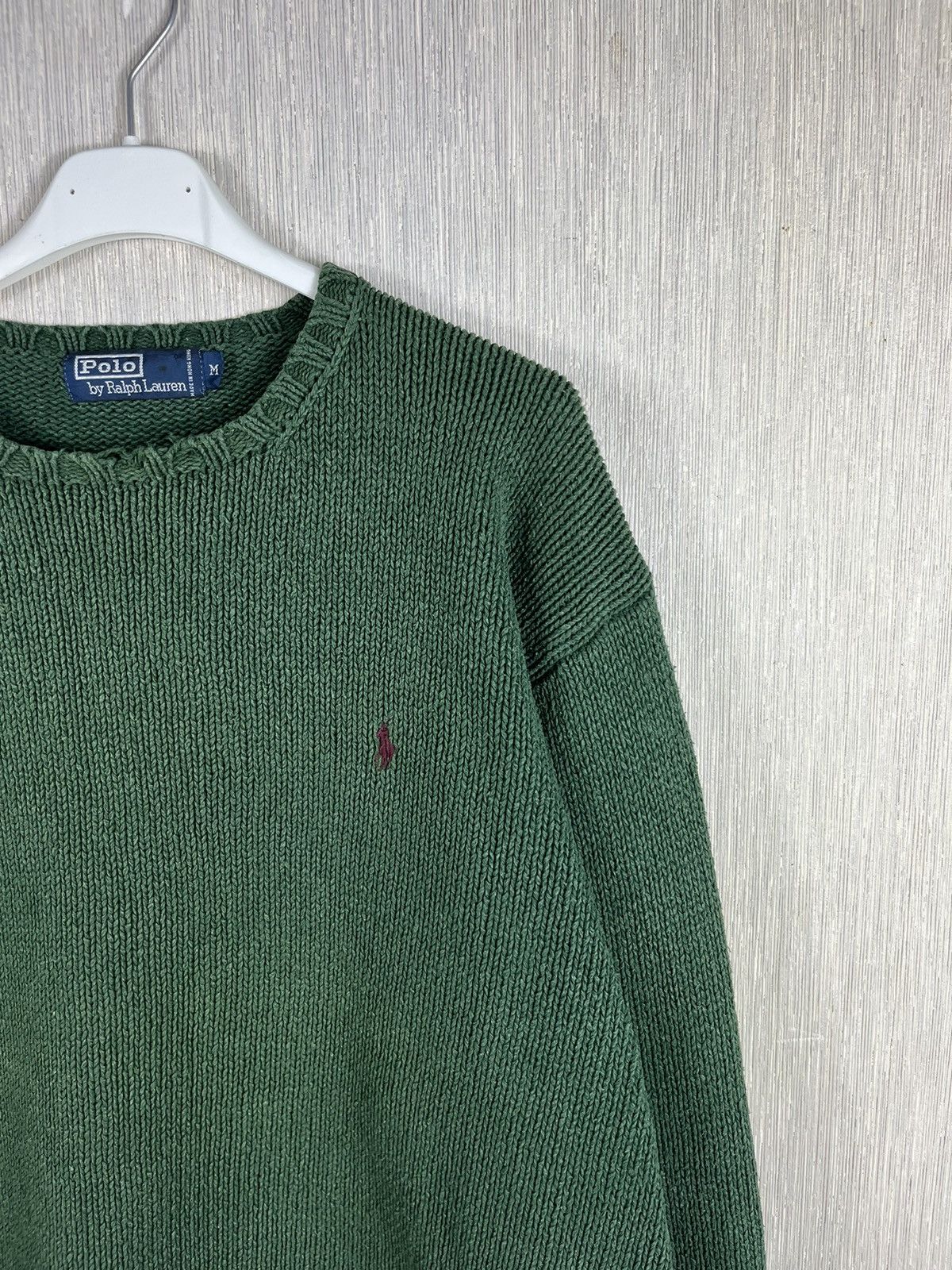 Polo Ralph Lauren × Vintage Vintage Polo by Ralph Lauren knit crewneck sweater forest Size US M / EU 48-50 / 2 - 4 Thumbnail