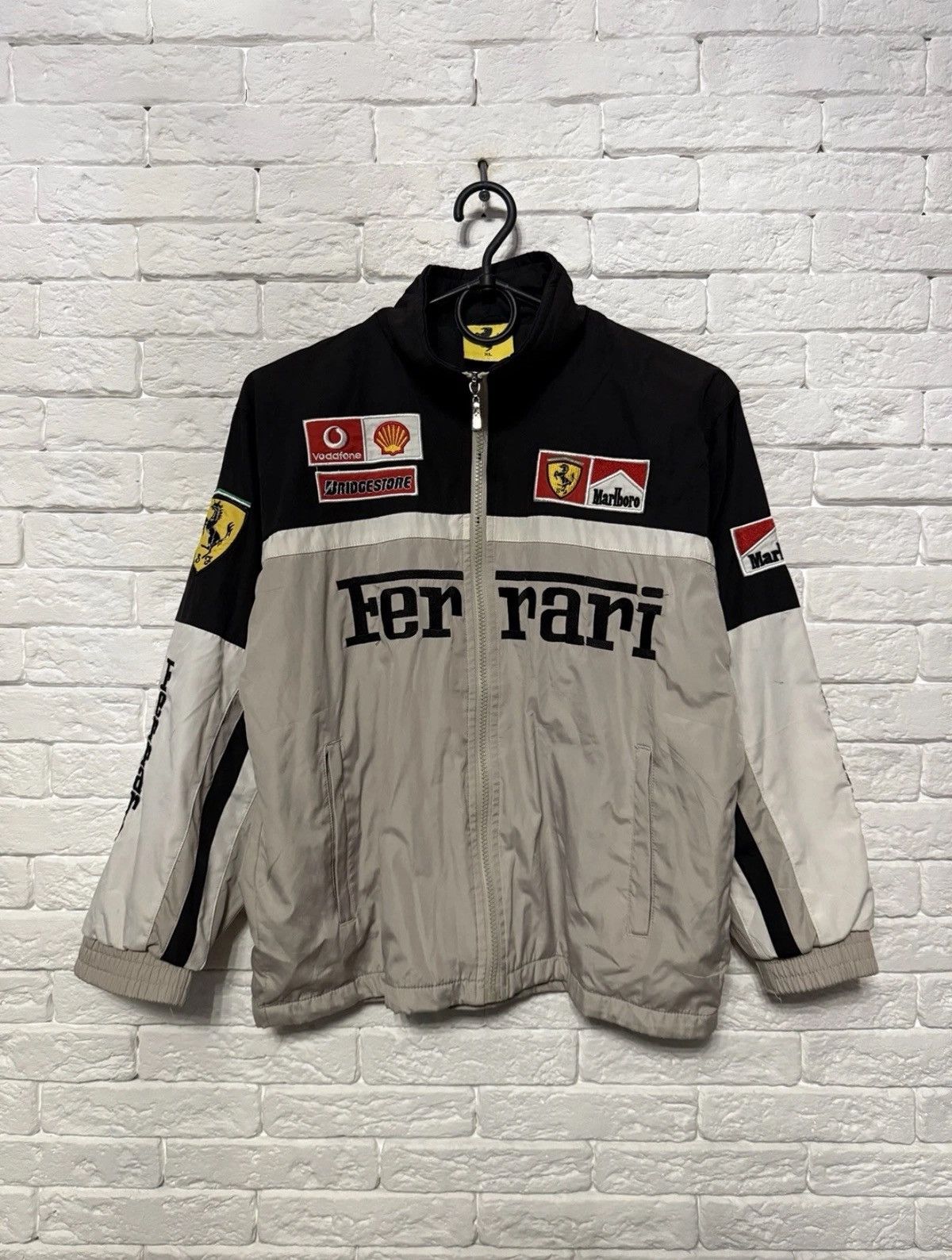 Ferrari Racing Bomber Jacket Mallboro Vodafone Bridgestone