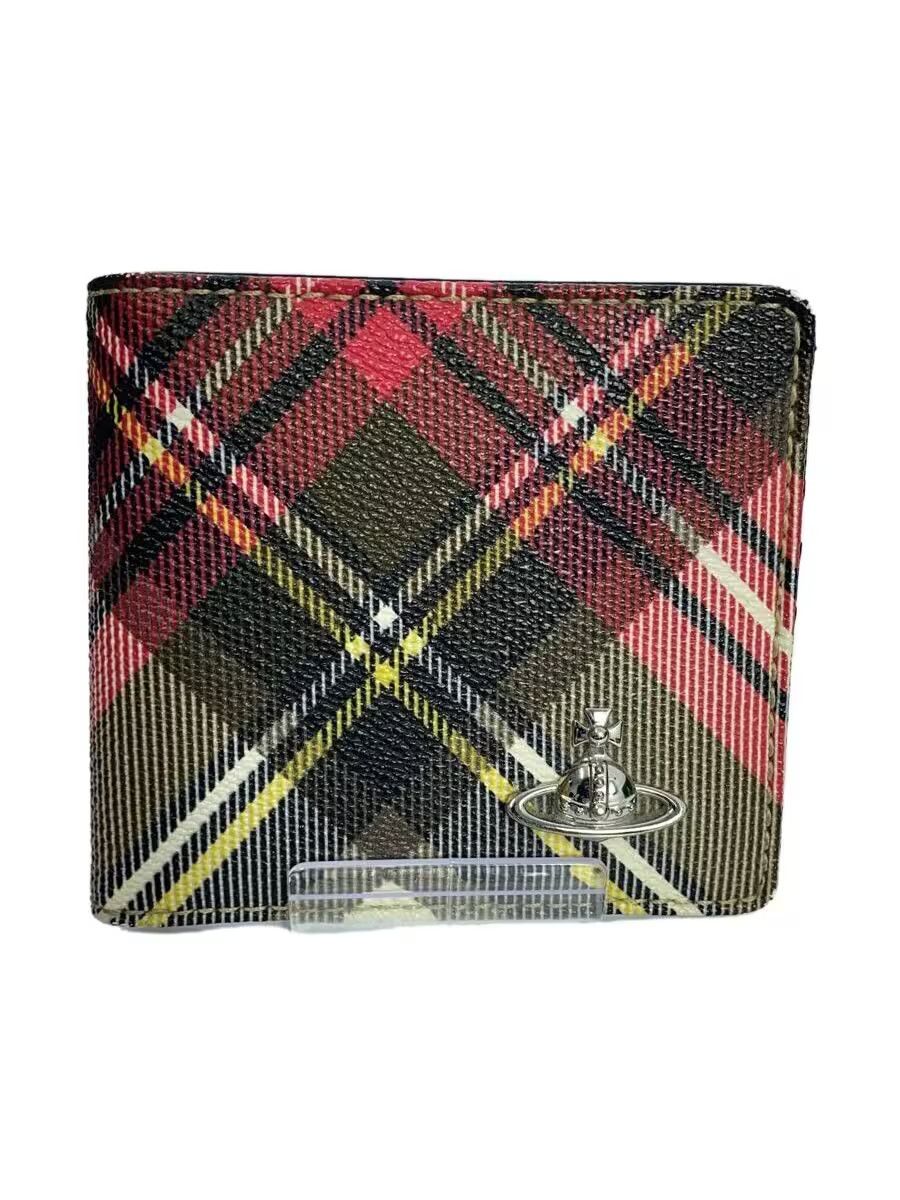Vivienne Westwood Plaid Orb Leather Wallet Size ONE SIZE - 1 Thumbnail