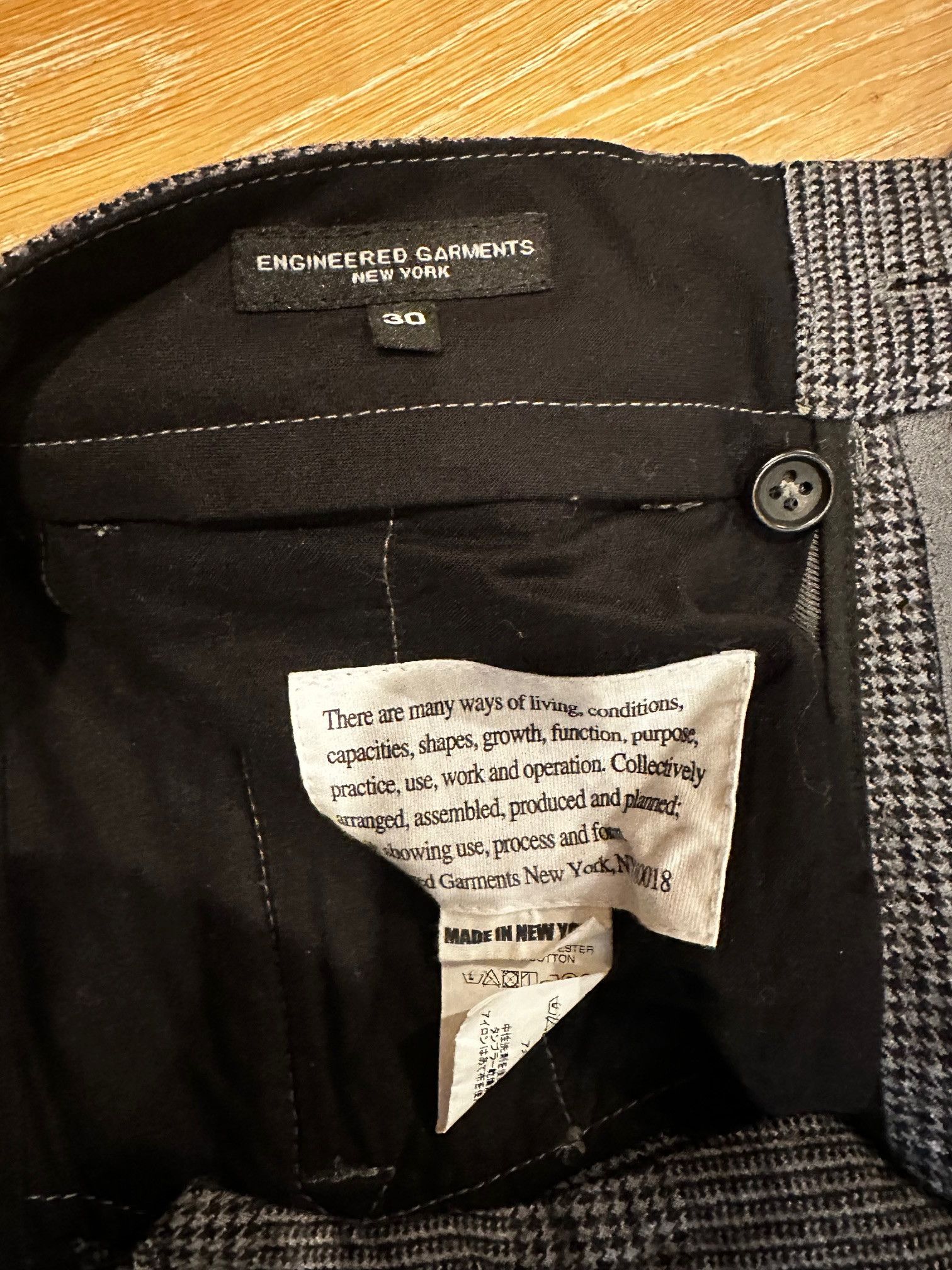 Engineered Garments Engineered Garments | Wool Pants Size US 30 / EU 46 - 3 Thumbnail