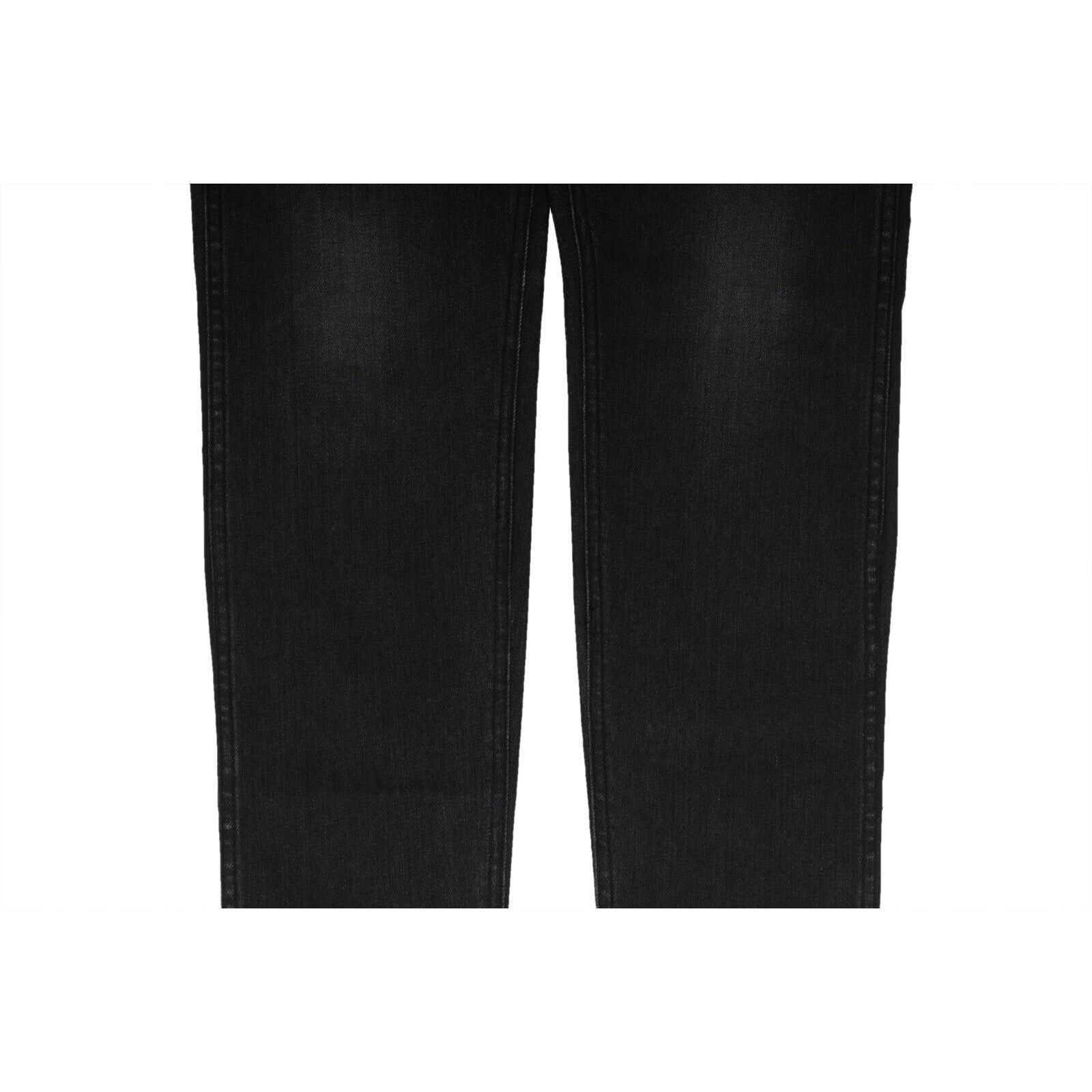 Celine SK 003 Vintage Black Grey Jeans - 02316 Size US 30 / EU 46 - 4 Thumbnail