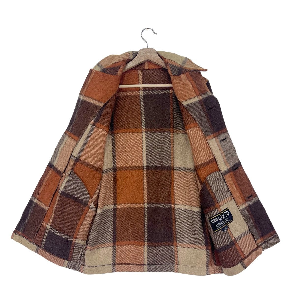 GQ GQ Wool Plaid Tartan Jacket Size US M / EU 48-50 / 2 - 3 Thumbnail