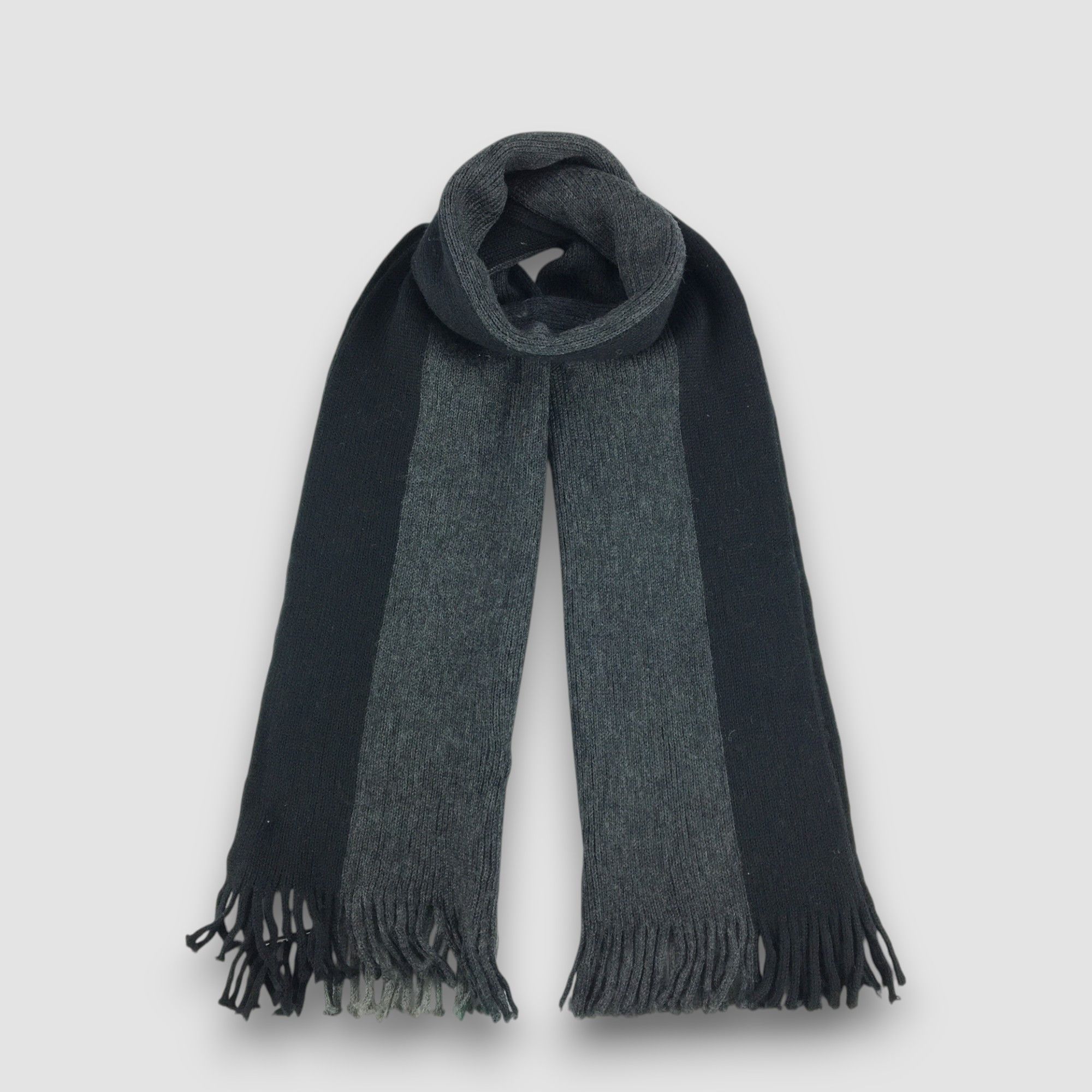 Tommy Hilfiger Vintage Tommy Hilfiger Scarf Wool Ribbed Knit Scarves Size ONE SIZE - 1 Thumbnail