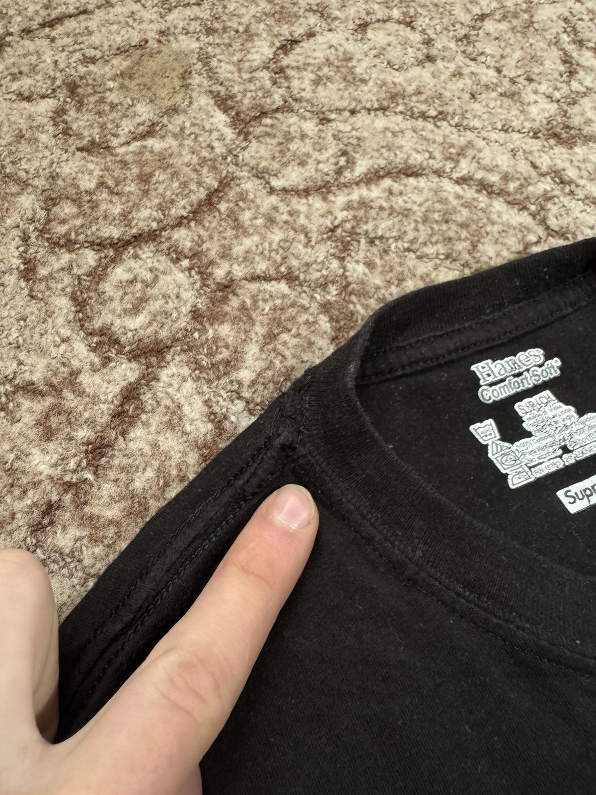 Hanes × Supreme Hanes Supreme Tee Size US S / EU 44-46 / 1 - 5 Thumbnail