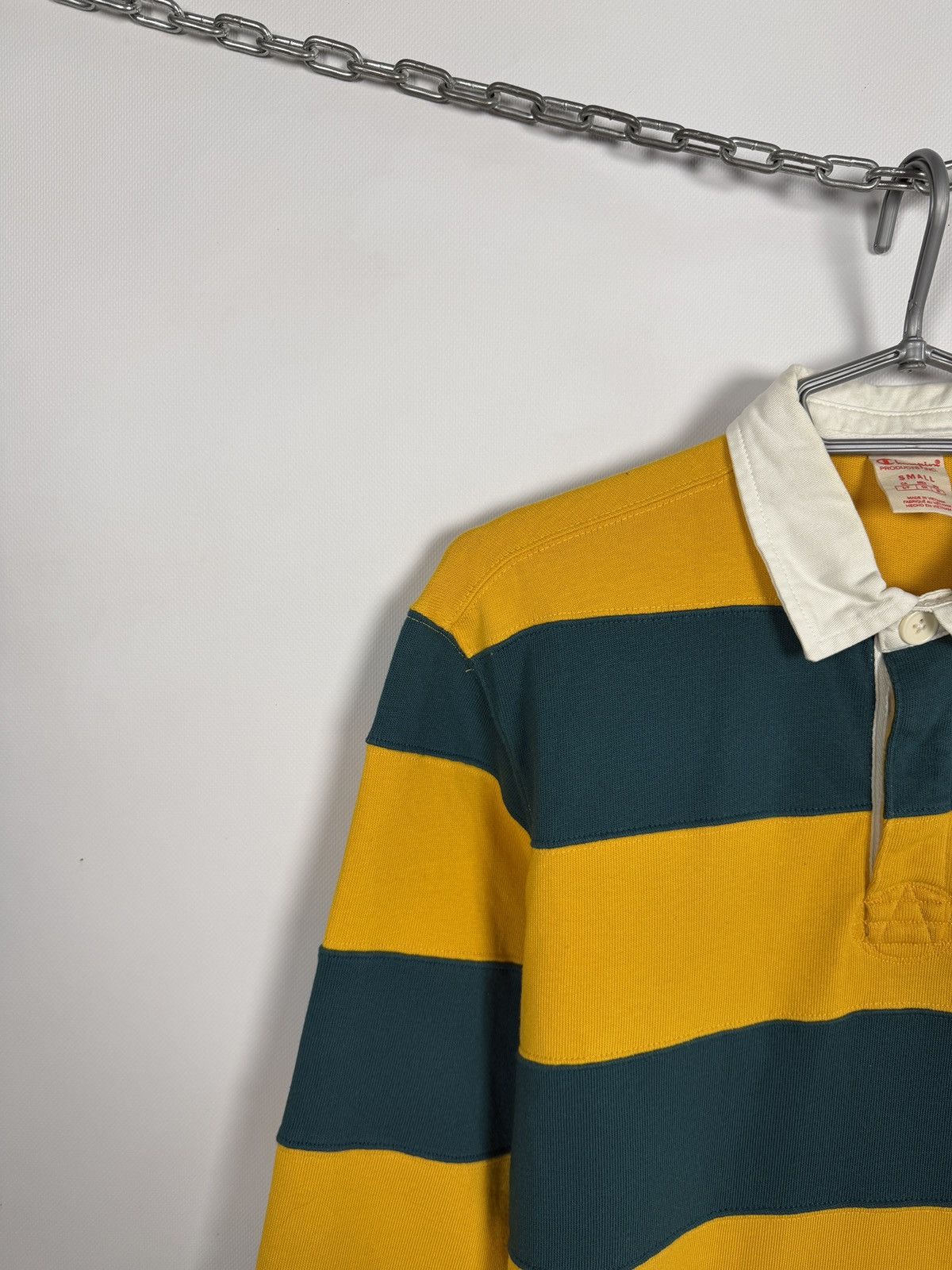 Champion Champion Long Sleeve Striped Rugby Shirt Streetwear Size S Size US S / EU 44-46 / 1 - 3 Thumbnail