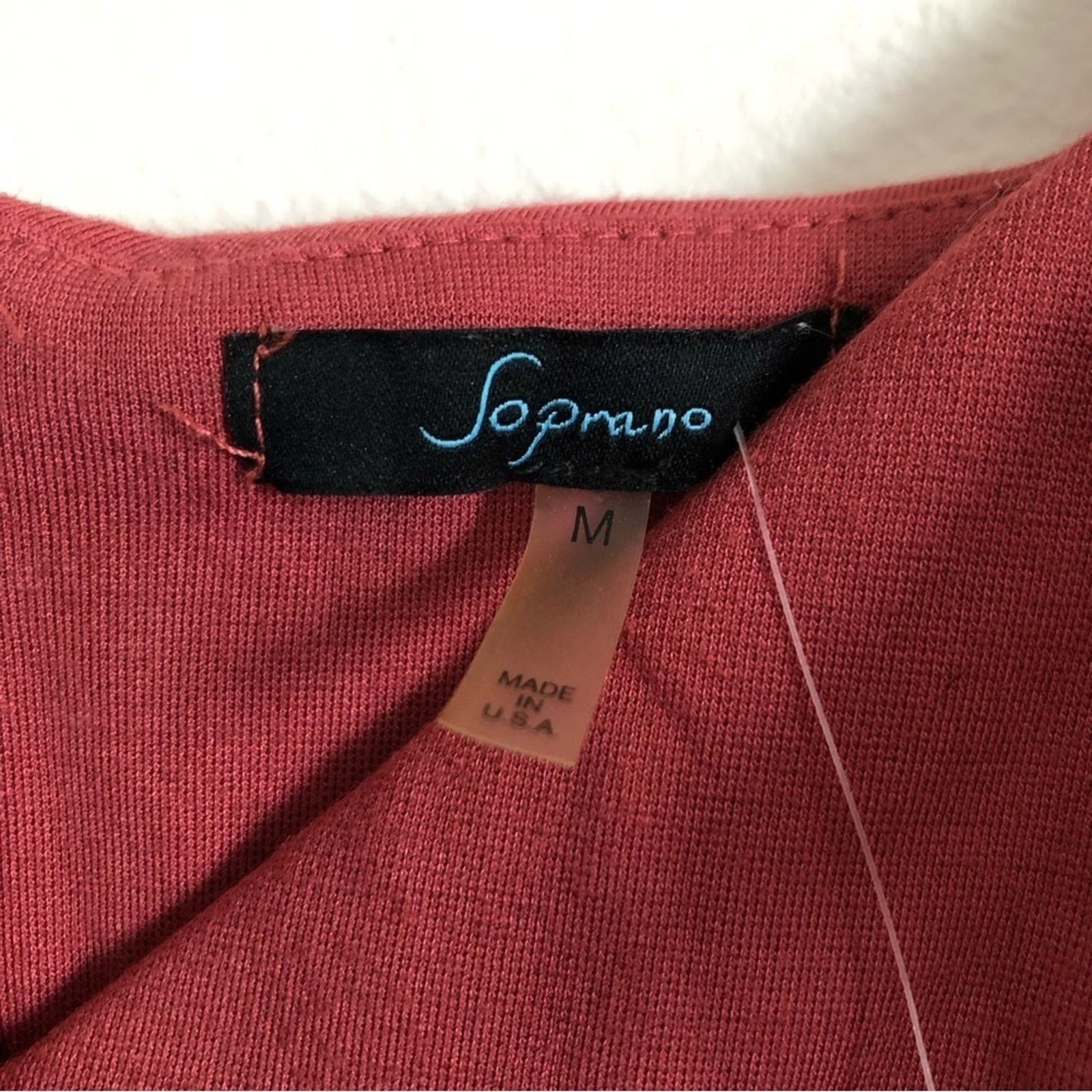 Nordstrom NWT Soprano by Nordstrom Baroque Red Bodycon Mini Dress Size M / US 6-8 / IT 42-44 - 6 Thumbnail