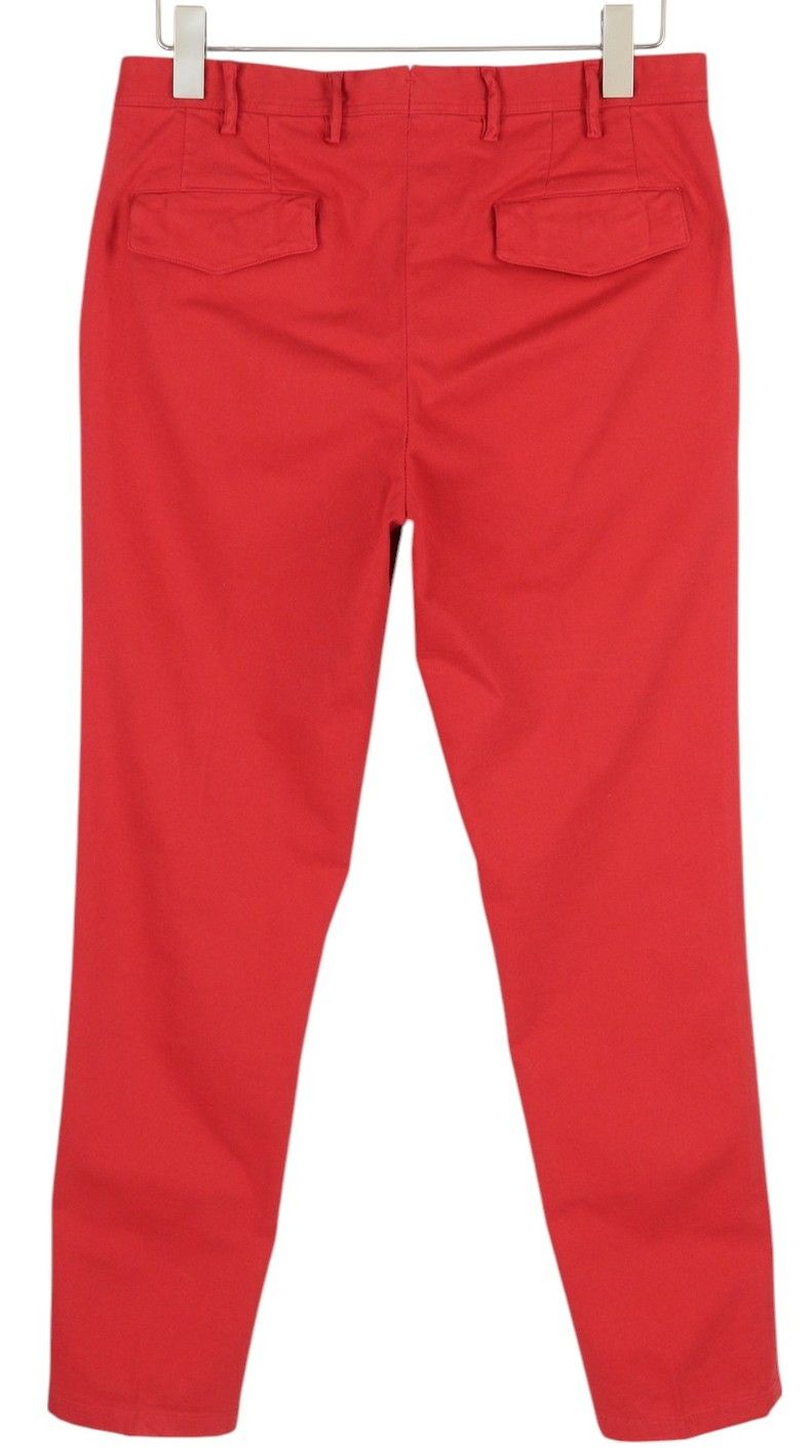 Tommy Hilfiger TWILL STRETCH W32 Chino Pleated Slim Trousers 84975 Size US 32 / EU 48 - 2 Thumbnail