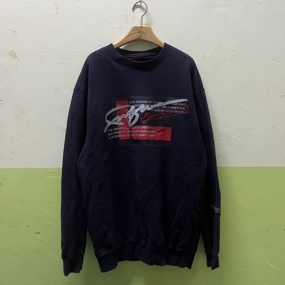 Fubu Rare Vintage Fubu JNCO Signature Logo Sweatshirt Size US L / EU 52-54 / 3 - 1 Thumbnail