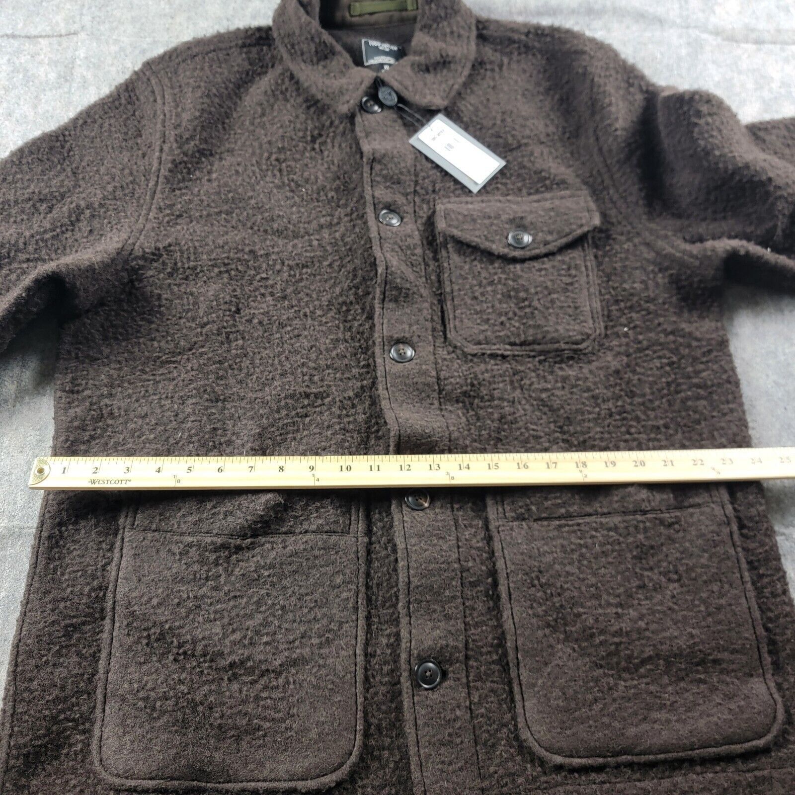 Todd Snyder Todd Snyder Wool Blend Boucle Chore Jacket Size US XL / EU 56 / 4 - 11 Thumbnail