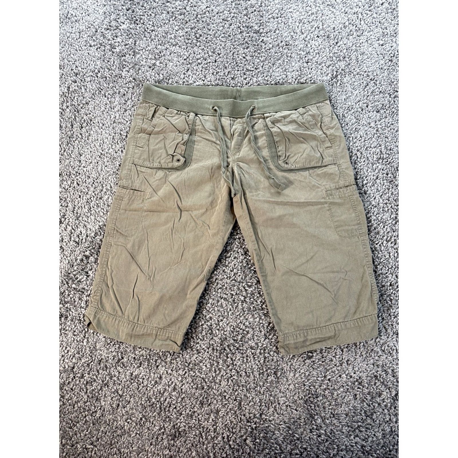 Old Navy VINTAGE Levis Old Navy Capri Jeans Womens L Low Rise Brown Cargo Baggy Y2K Relaxed Capris Ladies L Brown Levis Old Navy Capri Jeans Ladies L Brown Y2K Size 36" / US 14 / IT 50 - 2 Thumbnail
