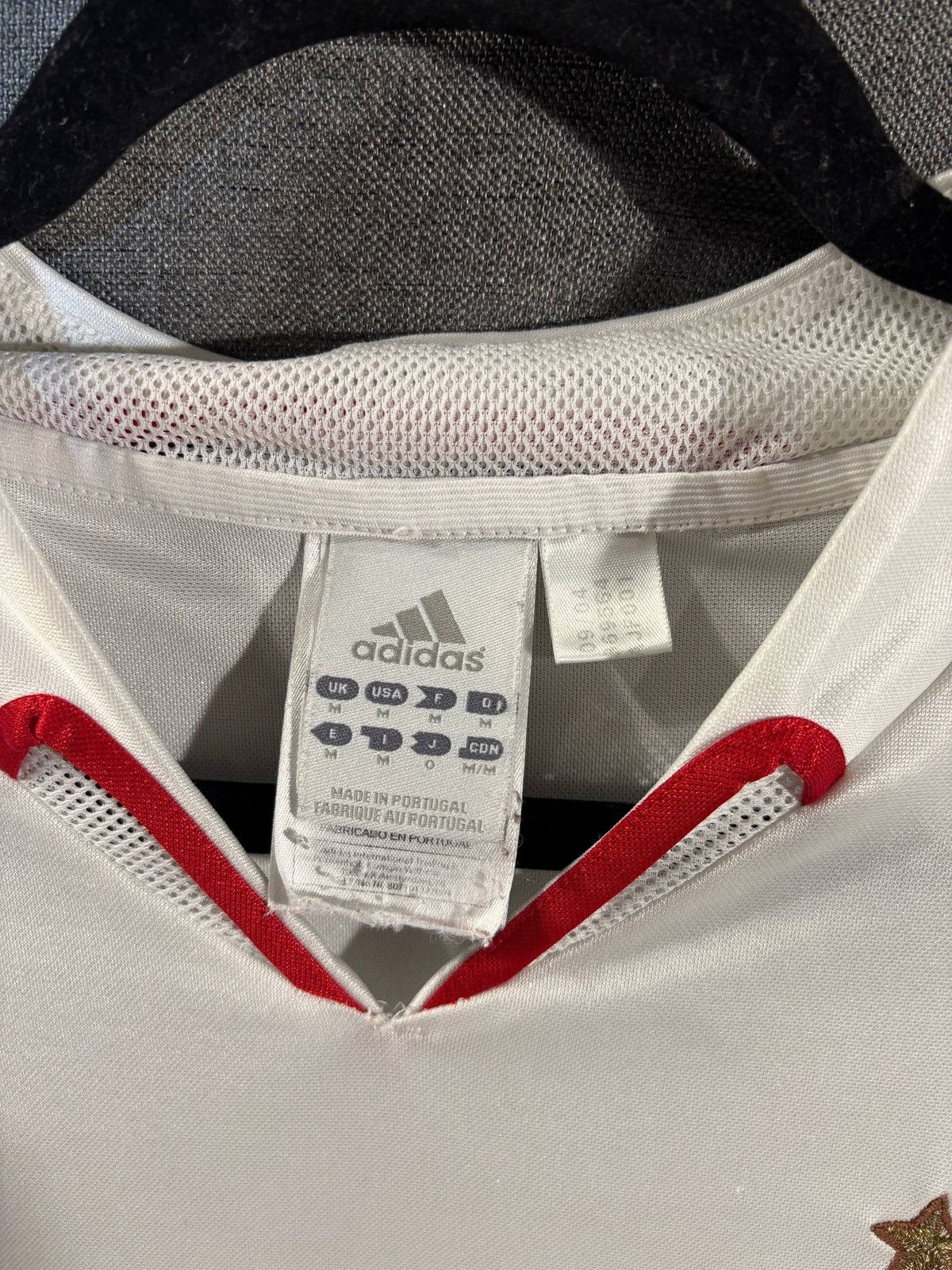Adidas 2004/05 Vintage Adidas Milan soccer jersey Size:M Size US M / EU 48-50 / 2 - 7 Thumbnail