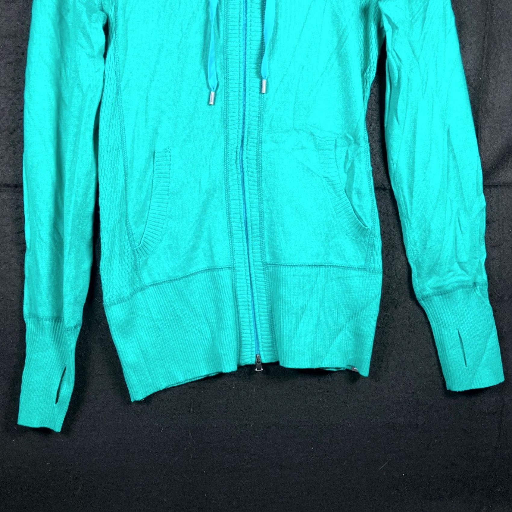Eddie Bauer Eddie Bauer Womens Jacket Turquoise Full Zip Hooded Stretch Small Size S / US 4 / IT 40 - 3 Thumbnail