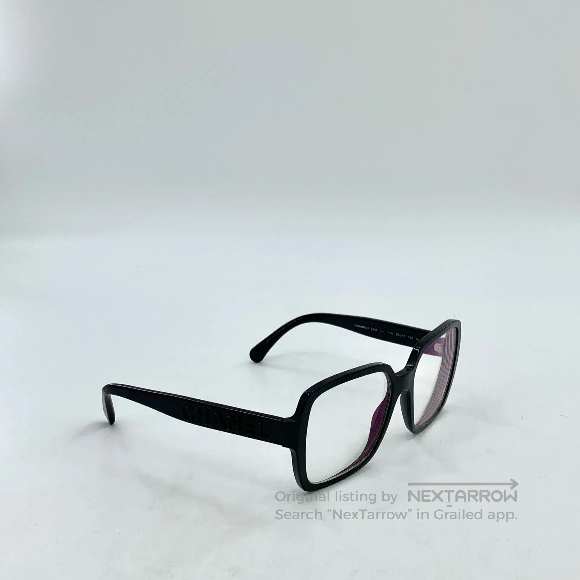 Chanel Chanel Black Square Logo Branding Optical Glasses| Size ONE SIZE - 3 Thumbnail