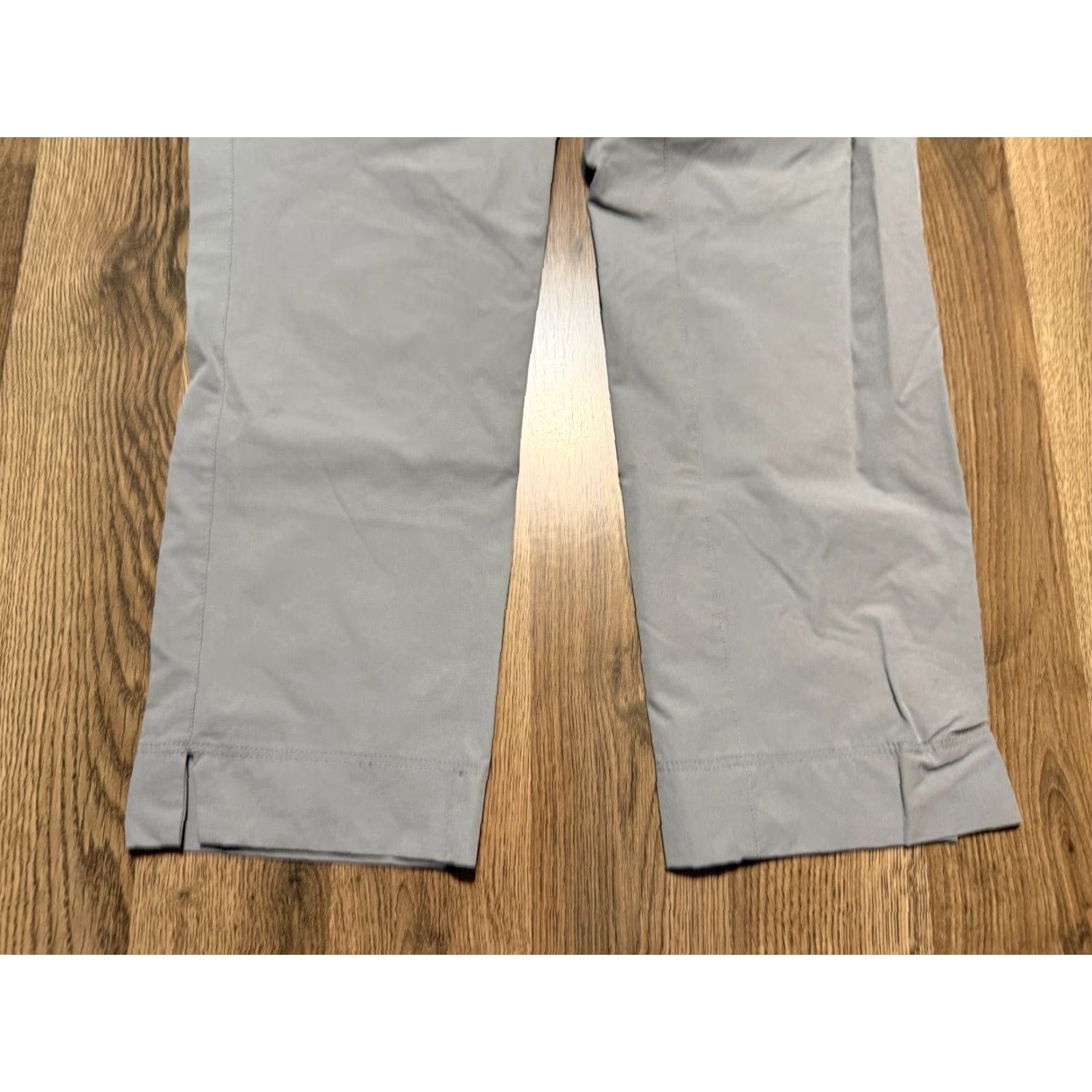 Vintage Willit Pants Women's Size M Gray Straight Leg Flat Front Pockets Dress Pants Mens? Size 32" / US 10 / IT 46 - 4 Thumbnail