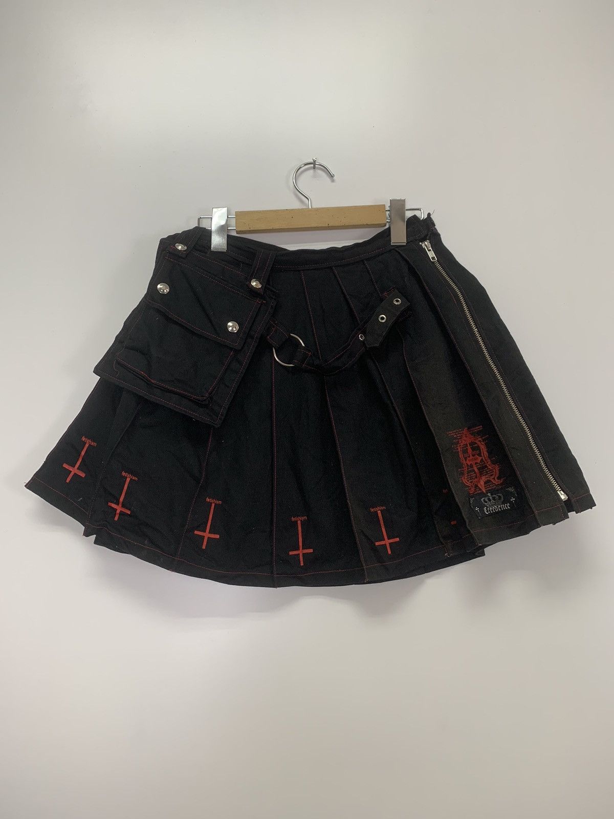 Japanese Brand × Vintage Vintage Creedence Punk skirt Size 26" / US 2 / IT 38 - 1 Thumbnail