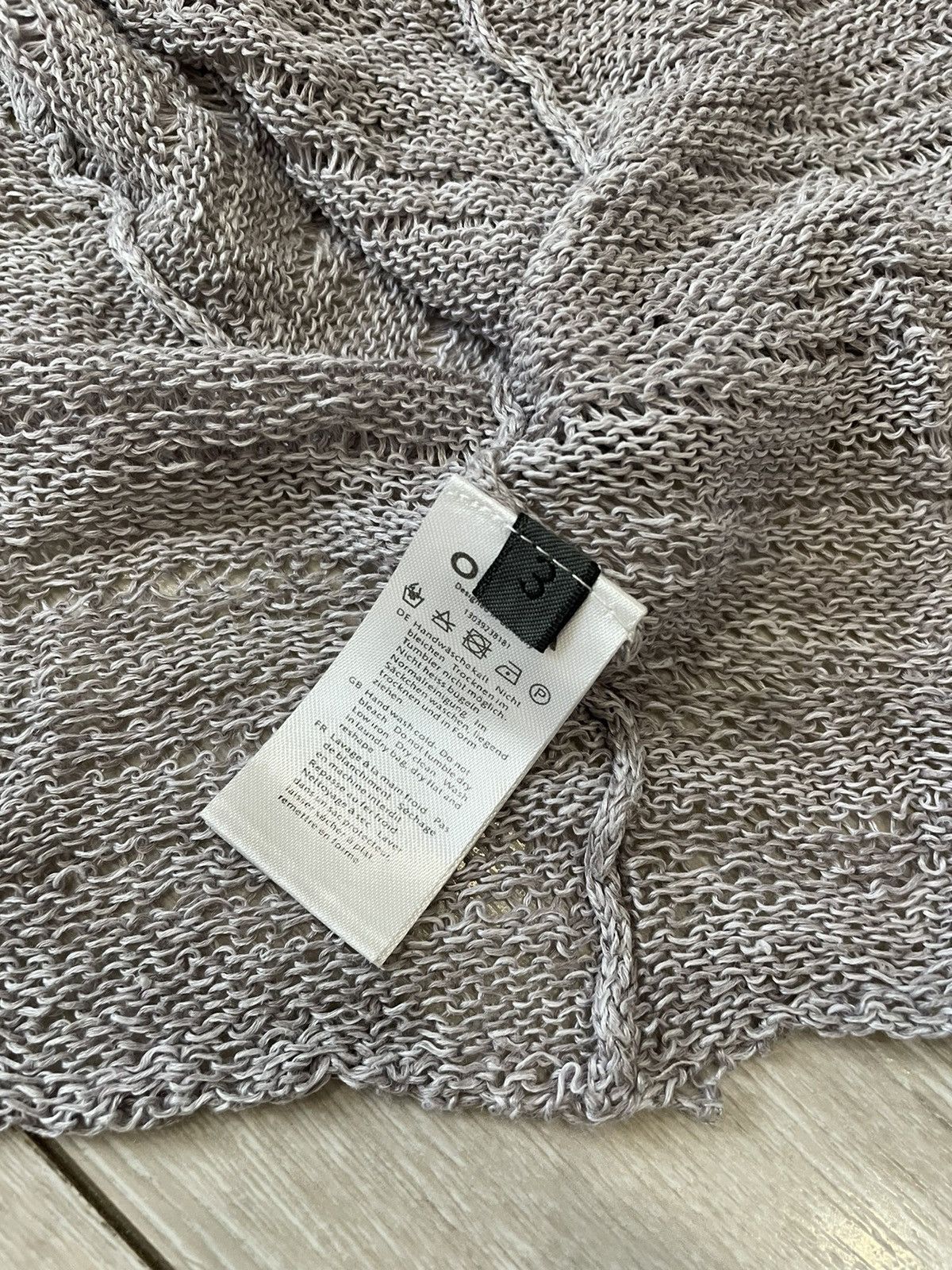 Japanese Brand OSKA Open Knit pullover cardigan Size 3 Size ONE SIZE - 6 Thumbnail