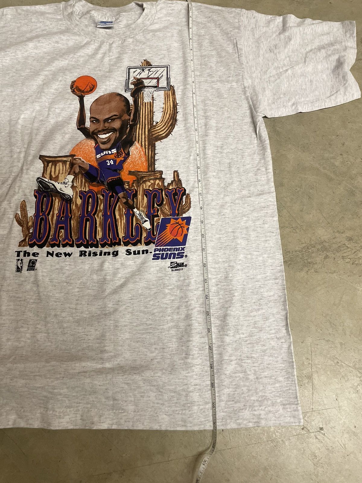Salem Sportswear Vintage Single Stitch SALEM SPORTS Charles Barkley Big Head Size US XL / EU 56 / 4 - 5 Thumbnail