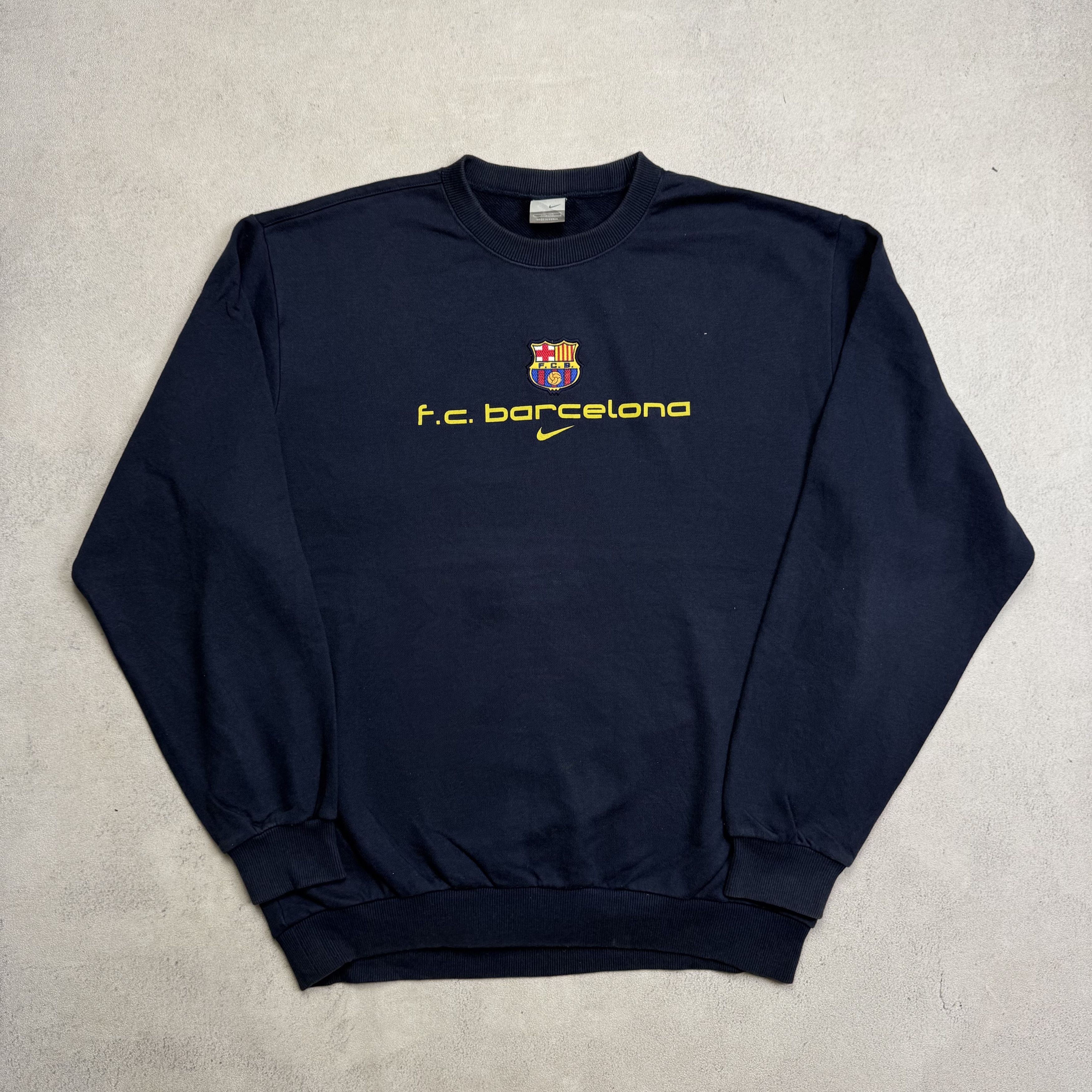 Nike Vintage Nike Barcelona Sweatshirt Crewneck Size US XXL / EU 58 / 5 - 1 Thumbnail