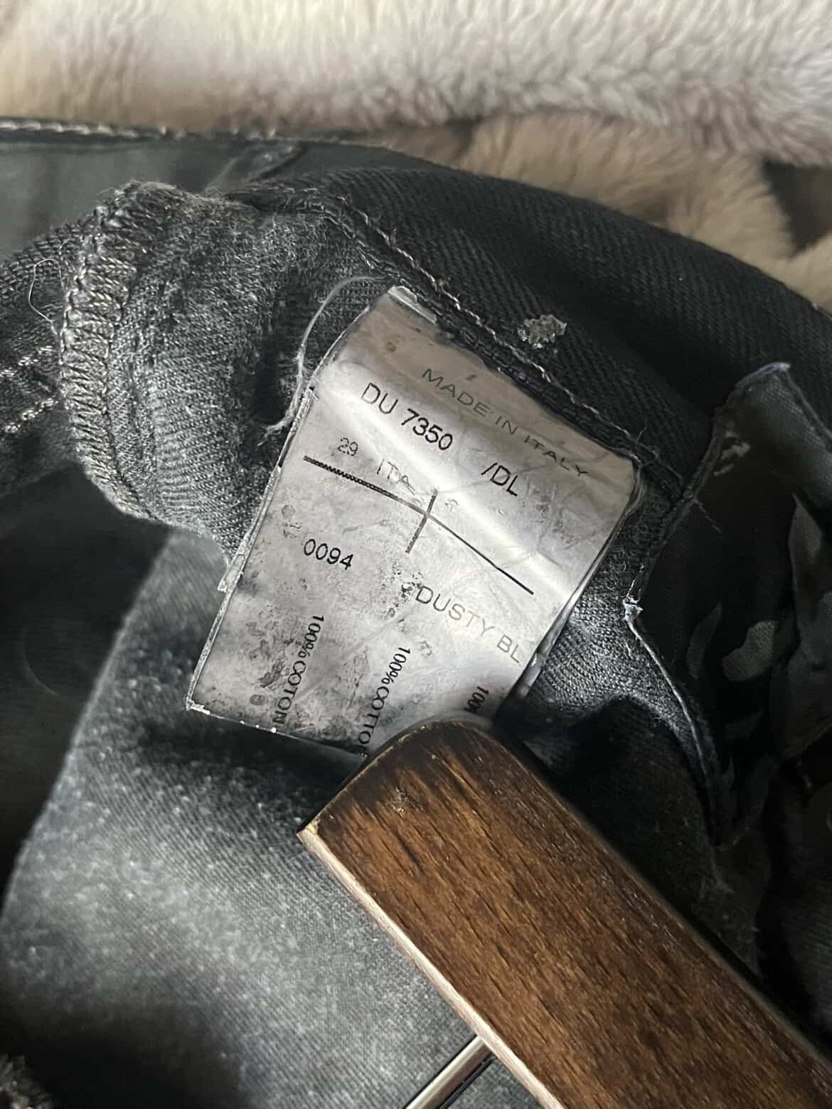 Rick Owens Rick Owens FW07 waxed Detroit Cut denim Size US 29 - 5 Thumbnail