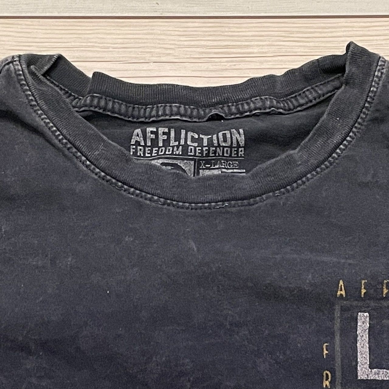 Affliction × Ed Hardy × Tapout Rare Affliction Wings Cross Tee Y2K Style Size US XL / EU 56 / 4 - 7 Thumbnail