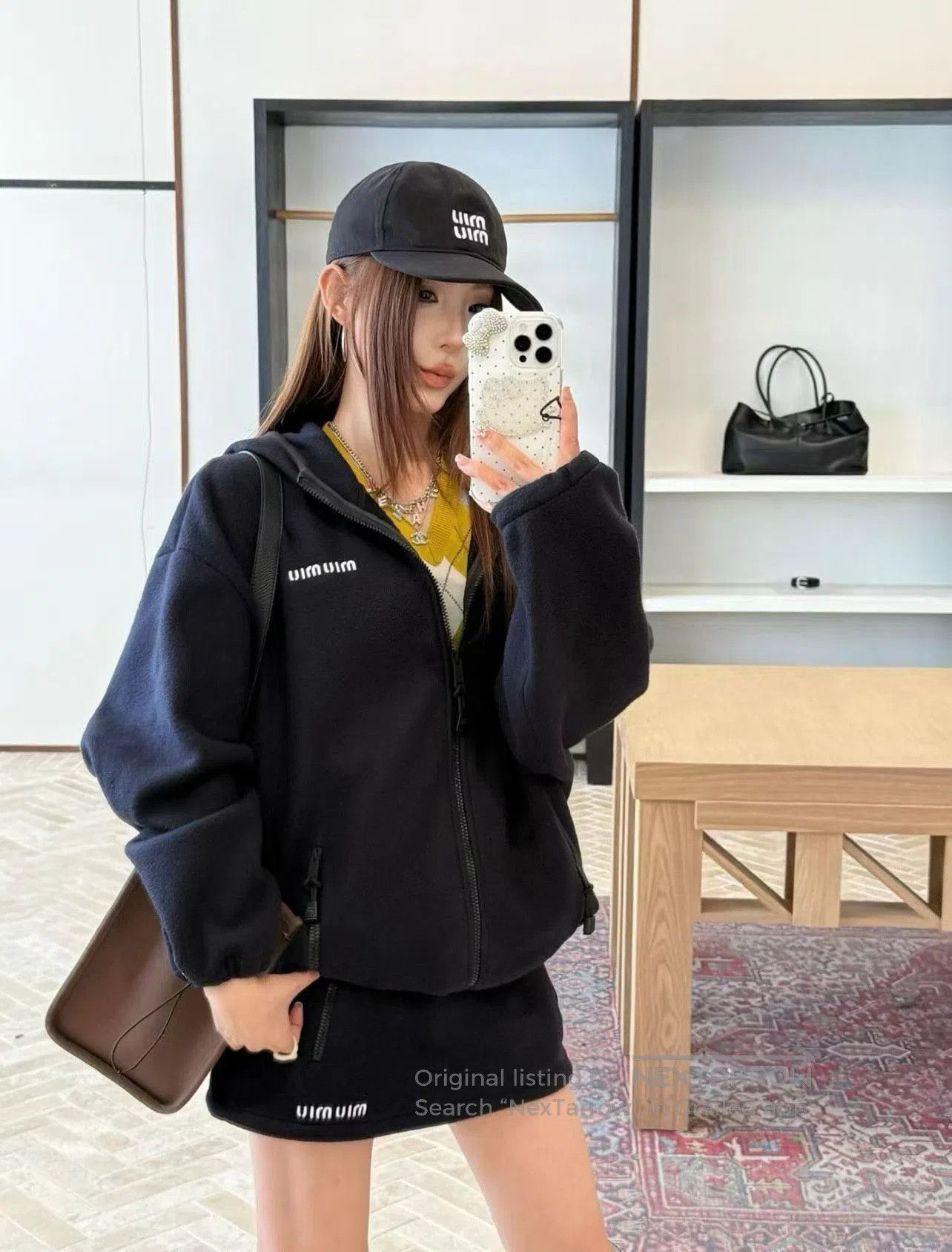 Miu Miu MIU MIU FW25 Fleece Hooded Jacket. Size US S / EU 44-46 / 1 - 9 Thumbnail