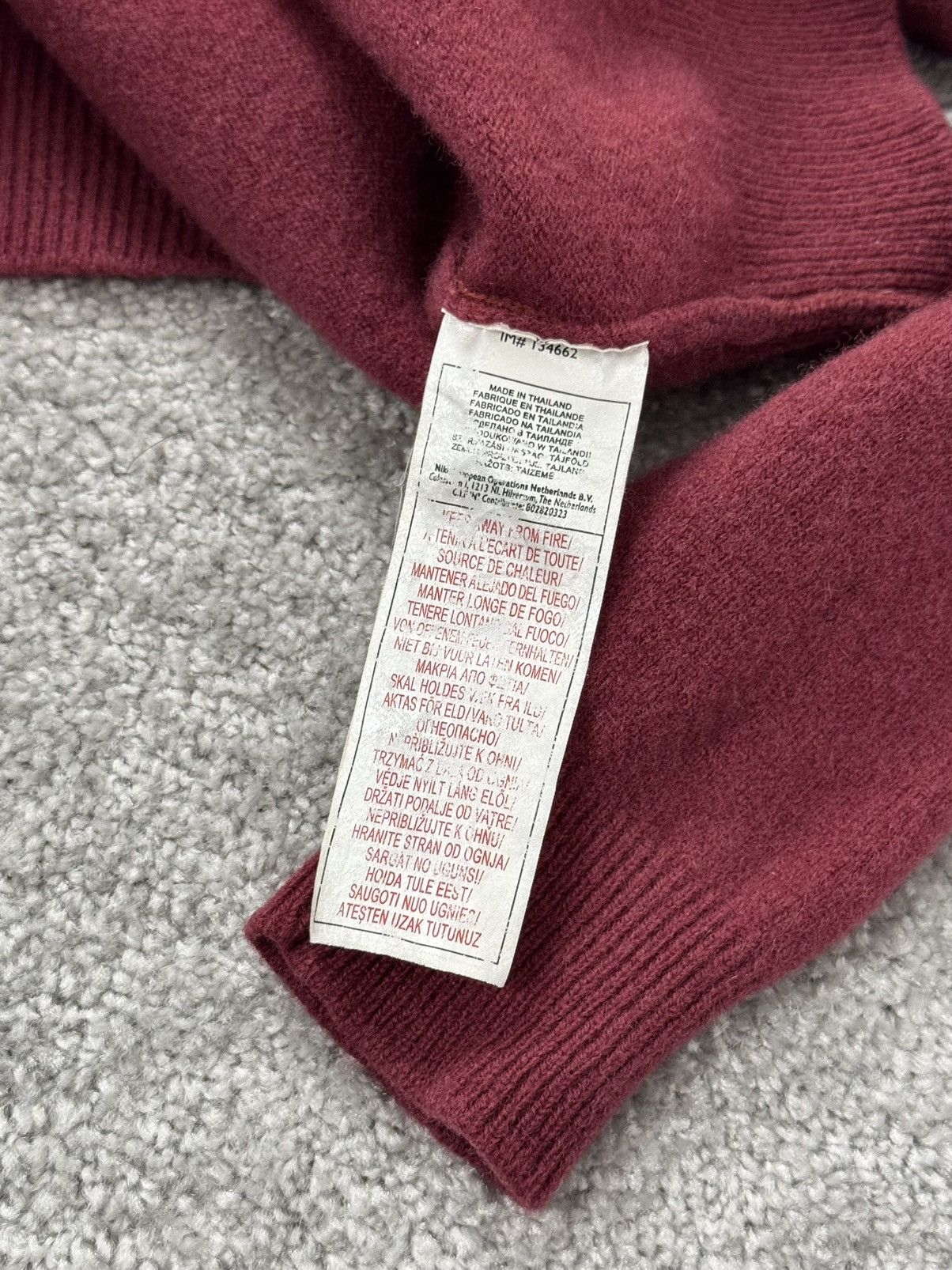 Nike Nike Golf Lambswool Jumper Crew Neck Sweater Pullover XL Size US XL / EU 56 / 4 - 5 Thumbnail