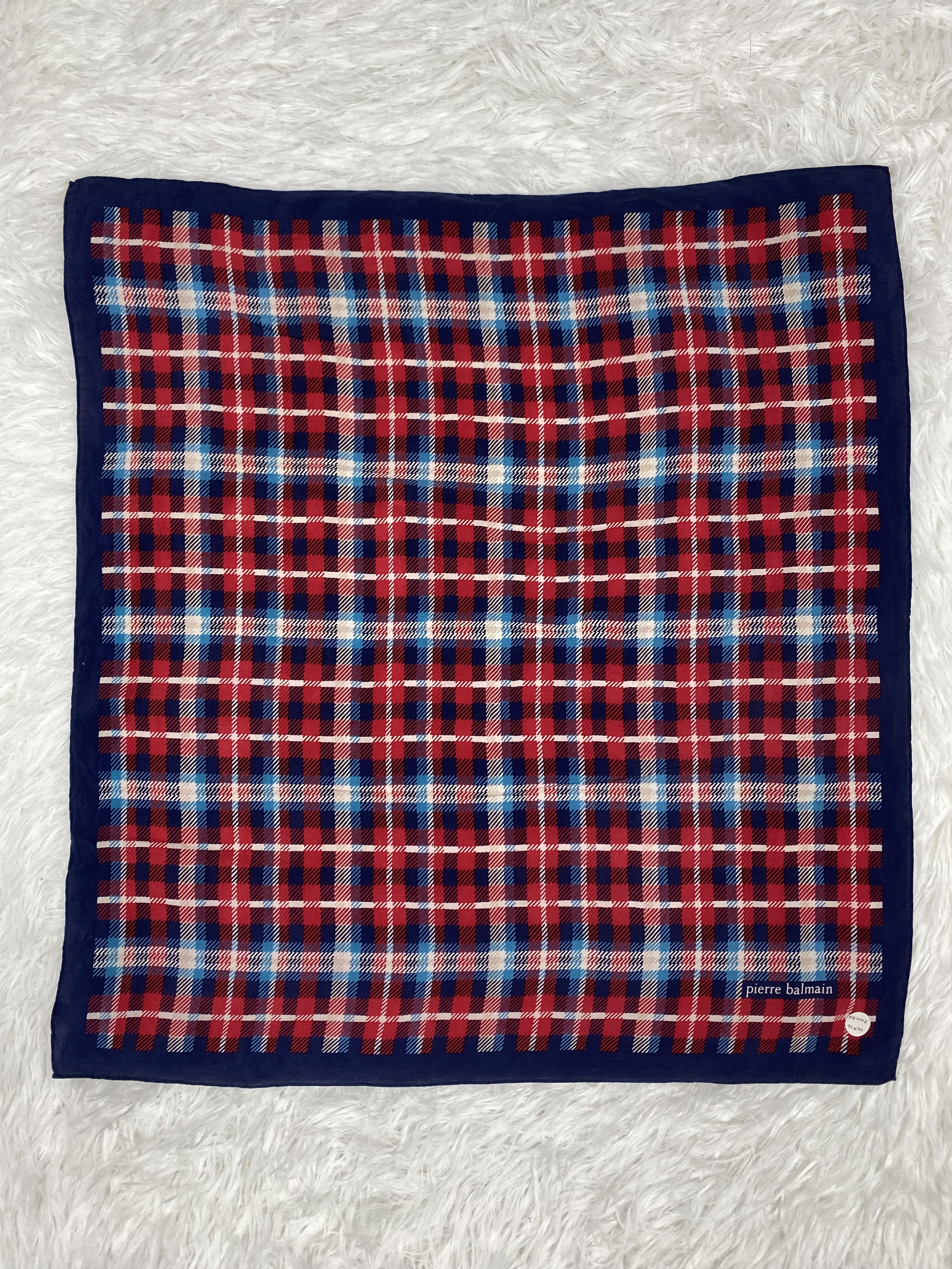 Pierre Balmain Vintage Pierre Balmain Handkerchief PH0048 Size ONE SIZE - 3 Thumbnail
