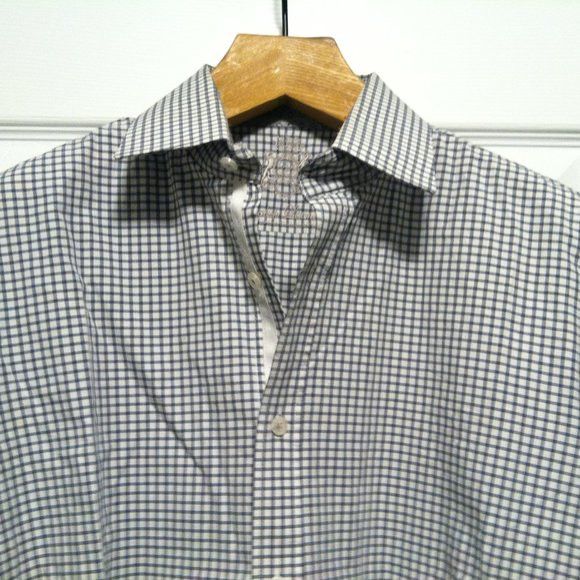 English Laundry ENGLISH LAUNDRY MENS GRAY 100%COTTON CASUAL SHIRT 16.5/34-35 Size US L / EU 52-54 / 3 - 1 Thumbnail