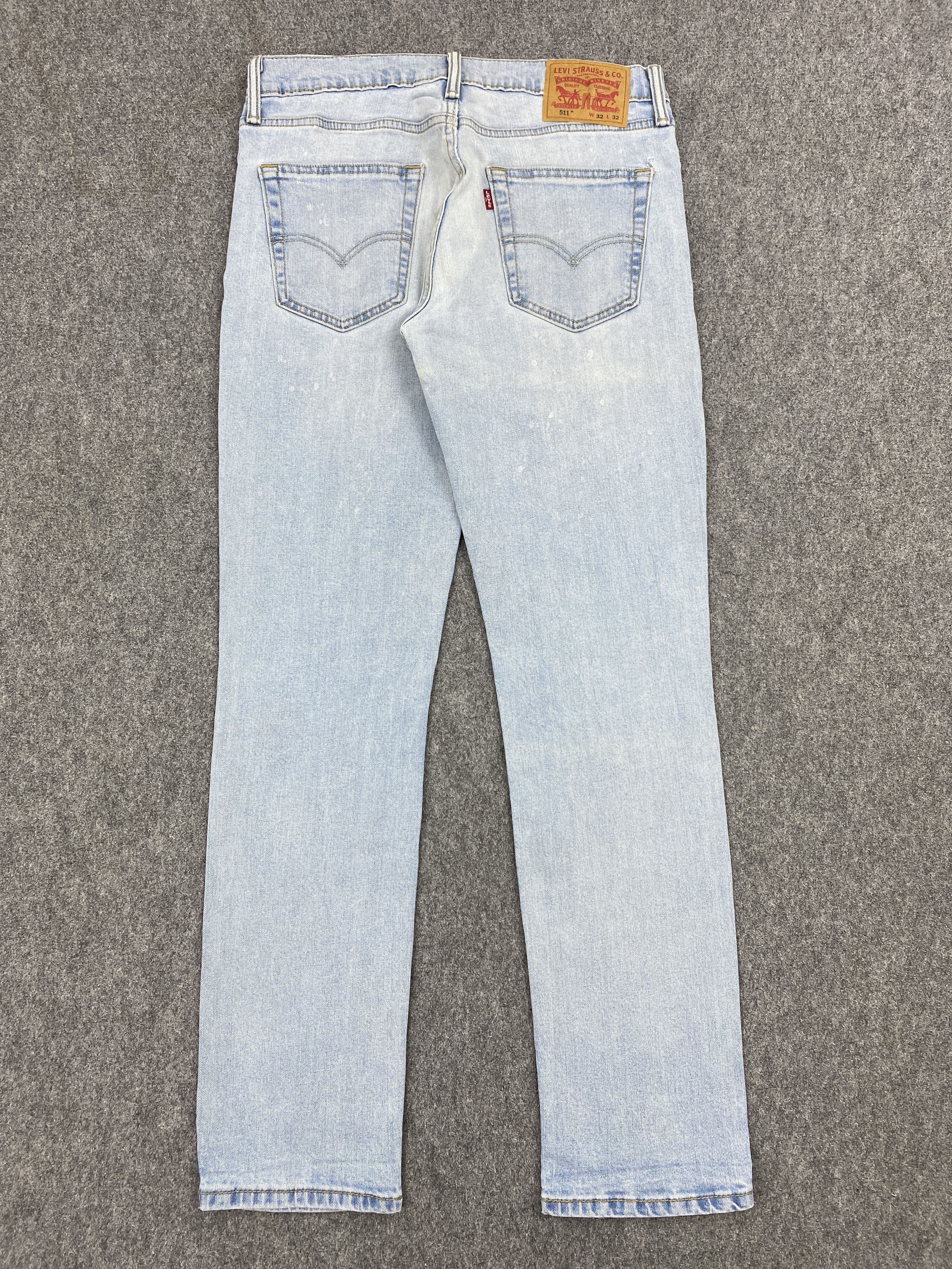 Levi's × Vintage Light Blue Vintage Levis 511 Slim Fit Jeans Size US 32 / EU 48 - 3 Thumbnail