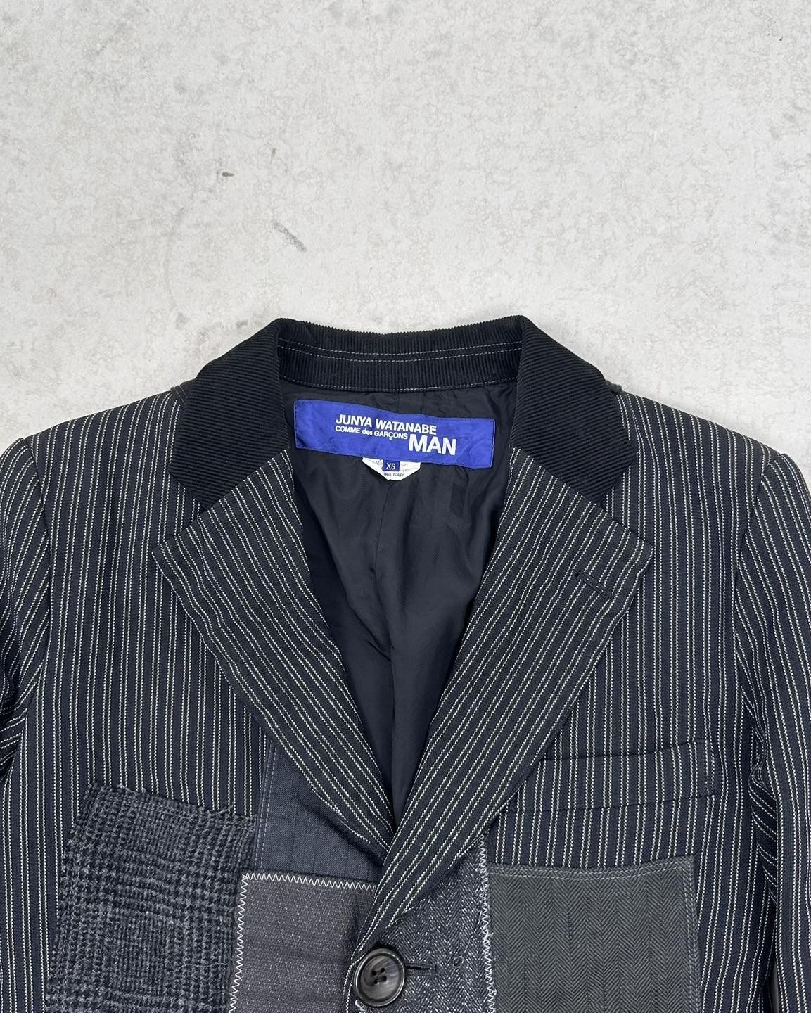 Comme des Garcons × Junya Watanabe RUNWAY F/W2013: Hybrid Patchwork Jacket Size 44S - 4 Thumbnail