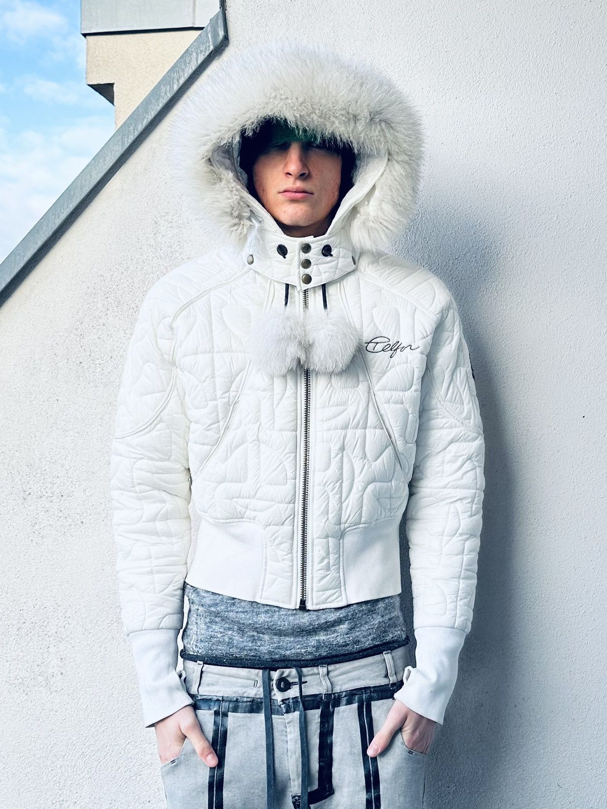 Moose Knuckles × Telfar Telfar x Moose Knuckles FW21 Cropped Fox Fur Bomber Jacket Size US M / EU 48-50 / 2 - 6 Thumbnail