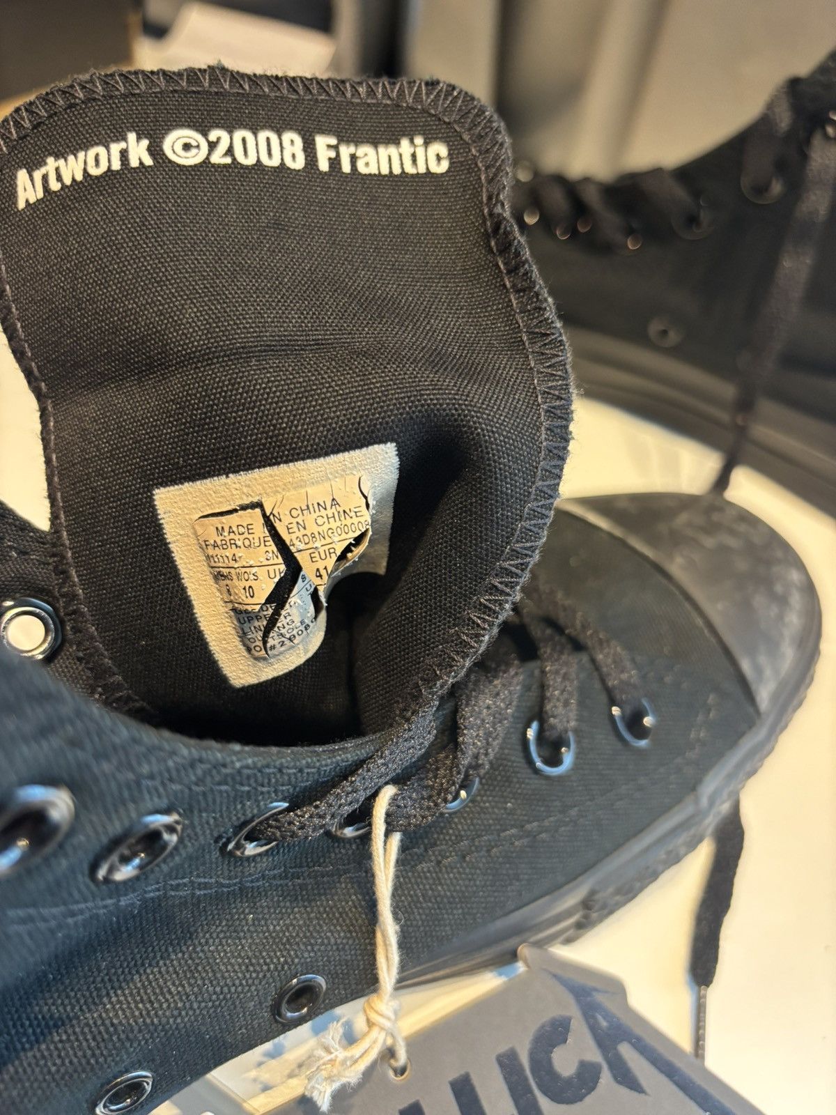 Converse 2008 Metallica Black Album x Converse Size US 8.5 / EU 41-42 - 8 Thumbnail