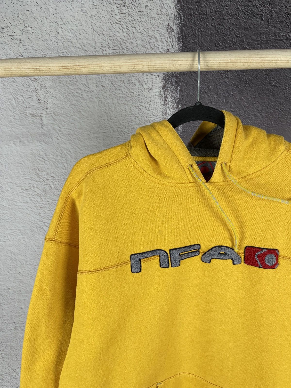 Hook-Ups × Vintage NFA Skateboarding vintage box logo orange hoodie rare Size US XL / EU 56 / 4 - 3 Thumbnail