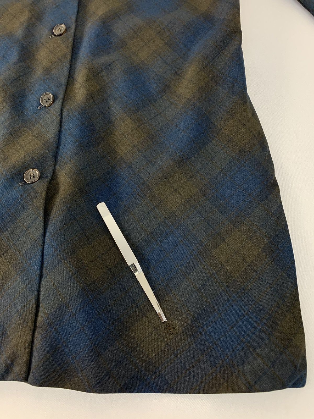 Marc Jacobs Marc Jacob Regency Blazer Coat Shadow Twill Plaid Checked Size S / US 4 / IT 40 - 12 Thumbnail