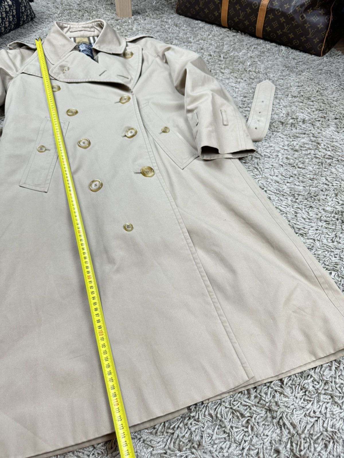 Burberry × Vintage Vintage trench coat Burberry original luxury streetwear item Size M / US 6-8 / IT 42-44 - 7 Thumbnail