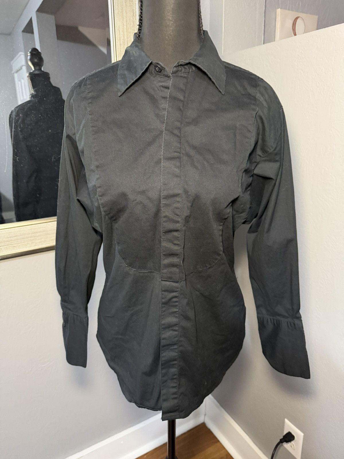 Ralph Lauren Black Label Ralph Lauren Notorious Black Label Button Down Black Shirt S Size S / US 4 / IT 40 - 1 Thumbnail
