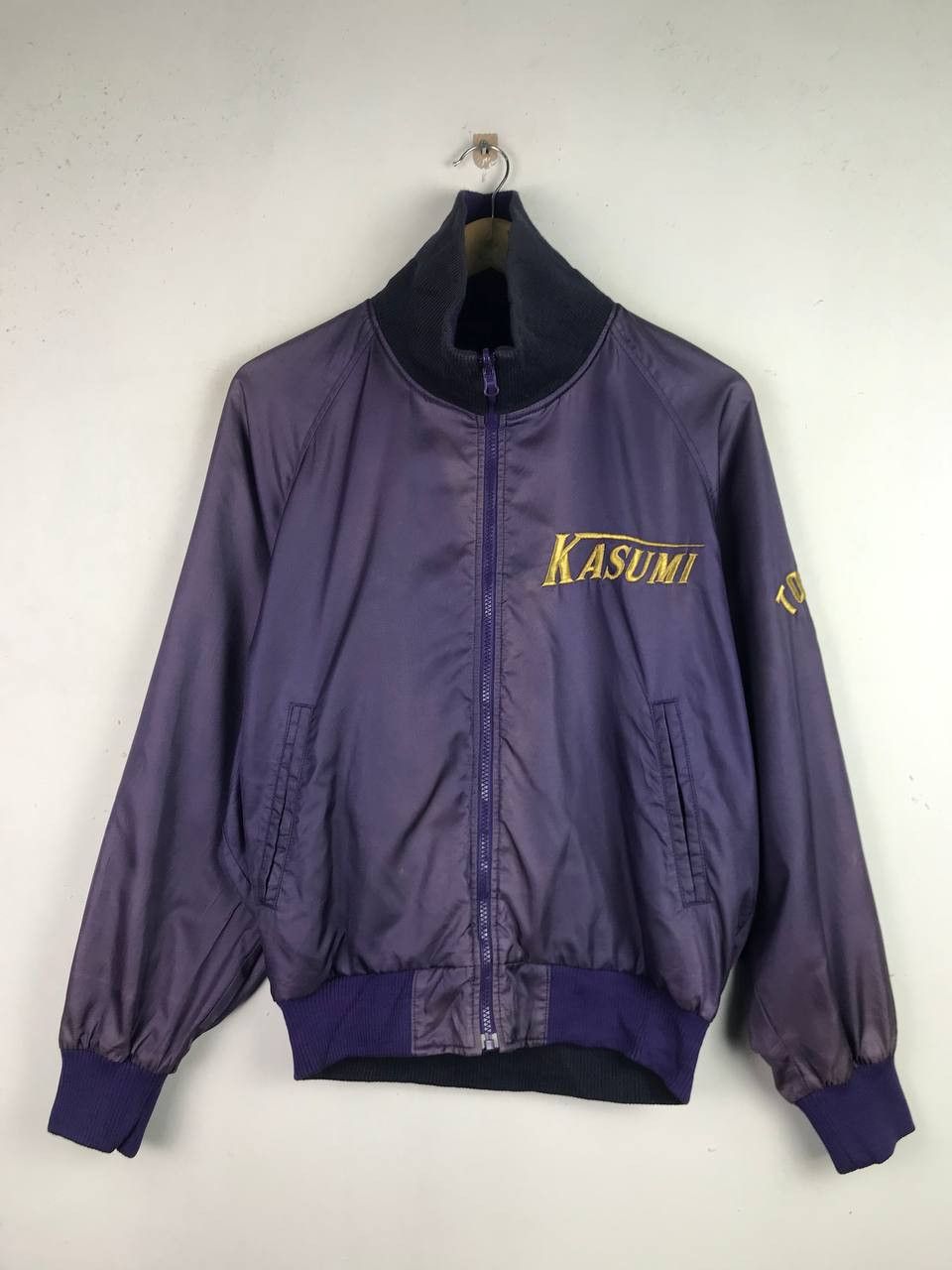 image of Vintage Sunfaded Distressed Rawling Full Zipper Jacket, Men's (Size Medium)